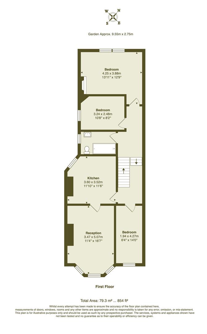 22B, Chadwick Road, Leytonstone floorplan