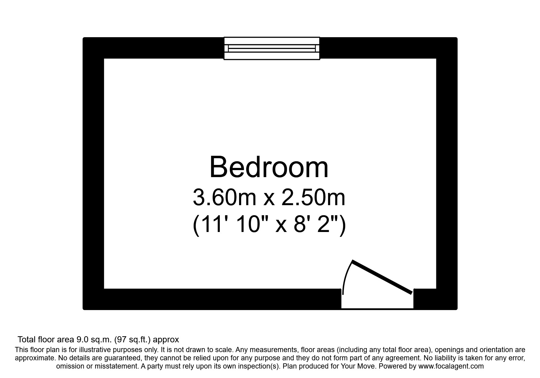 Room 4, 145, Dunmow Road, Bishops Stortford floorplan
