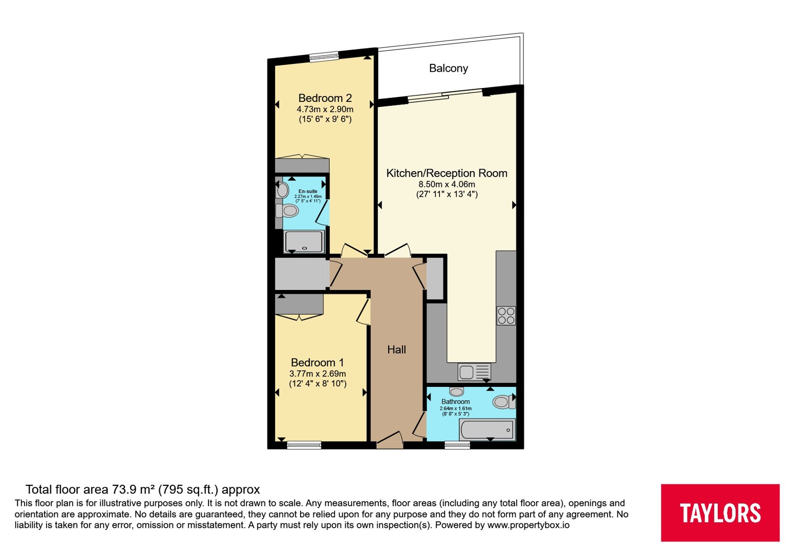 15, Ocean Buildings, Cardiff floorplan