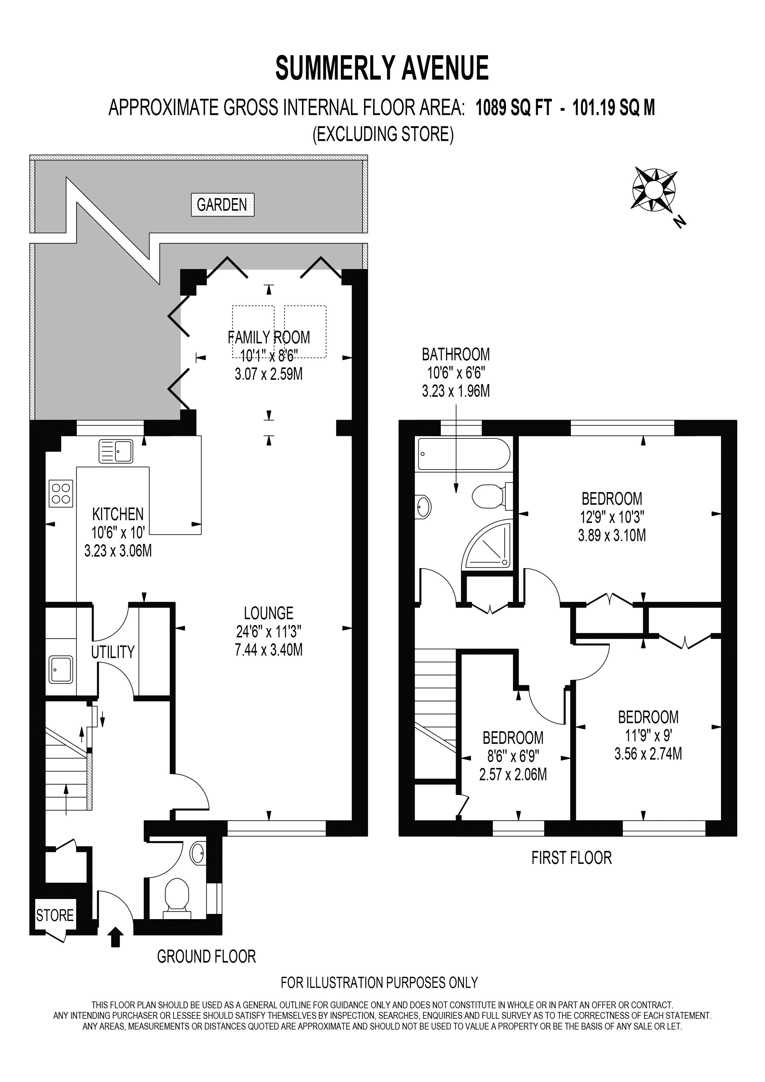 11, Summerly Avenue, Reigate floorplan
