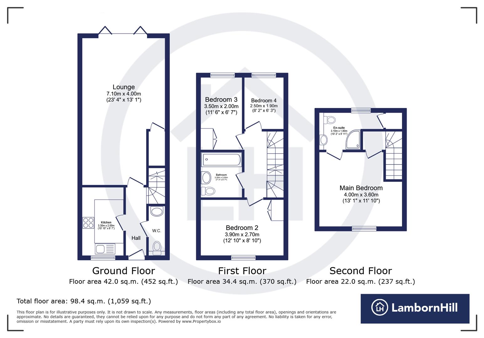 8, Charlote Court, High Street, Sittingbourne floorplan