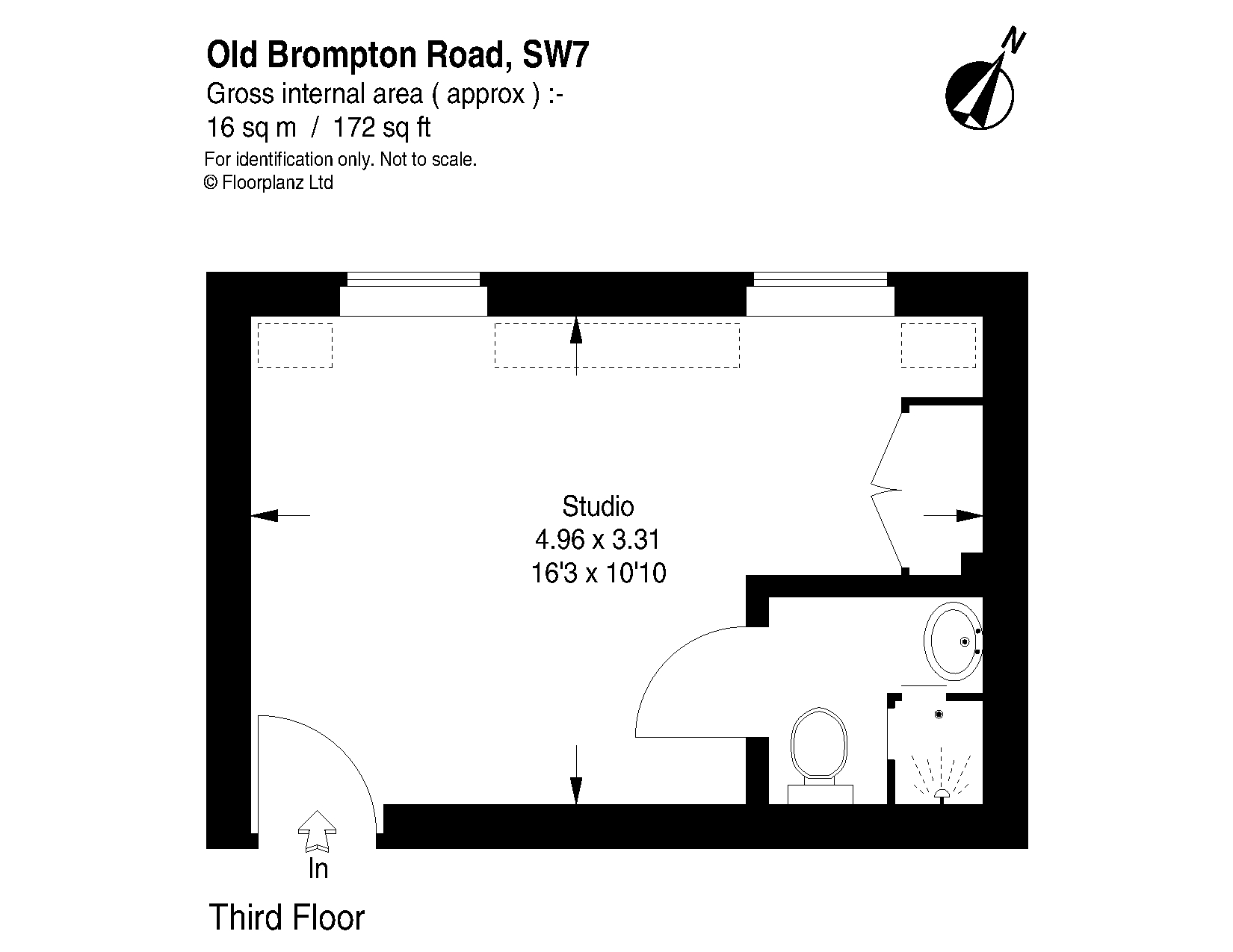 Old Brompton Road, London floorplan