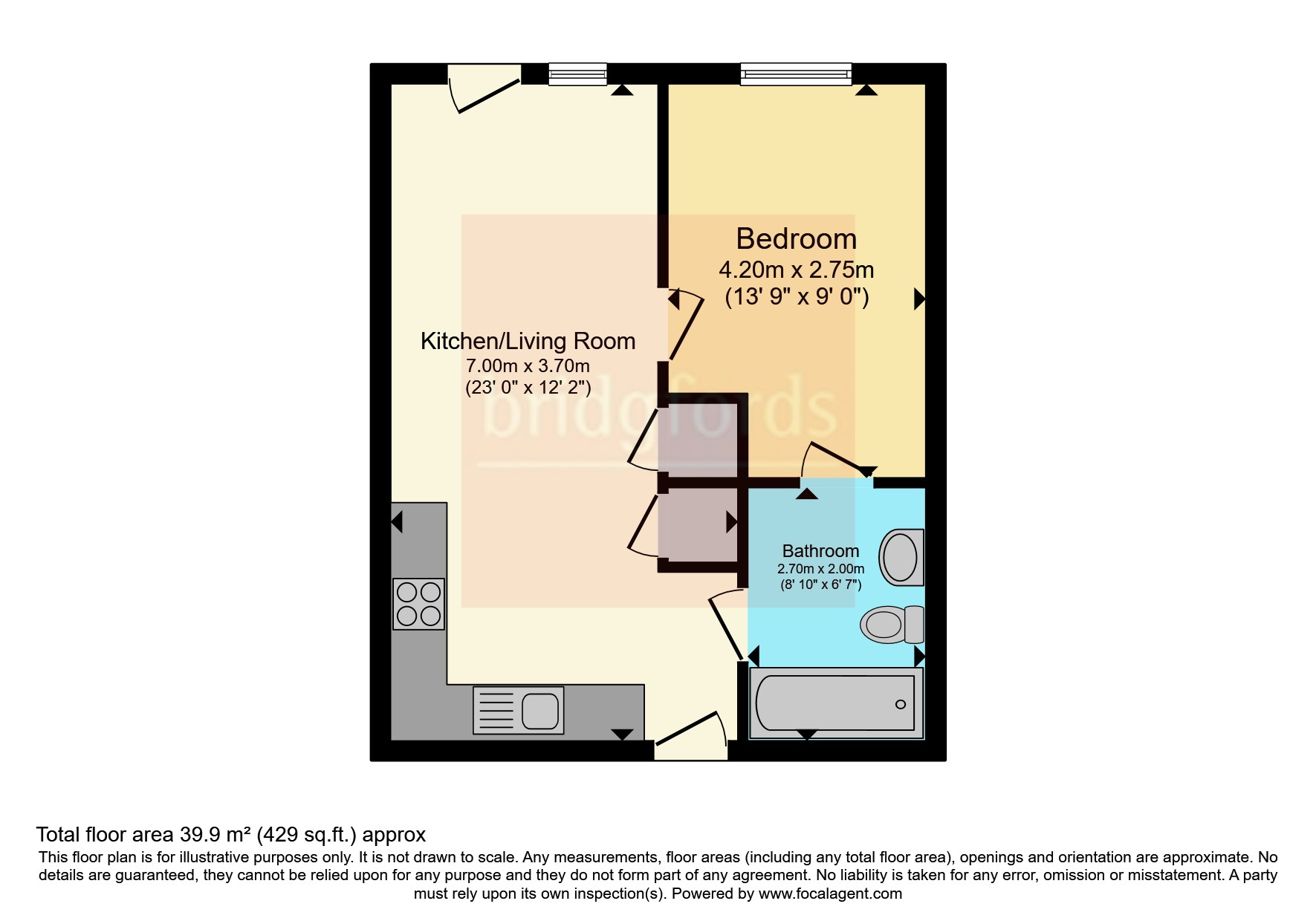 607, Silkbank Wharf, Salford floorplan