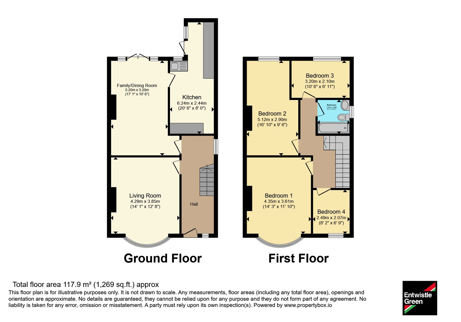 26, Myers Road East, Merseyside floorplan