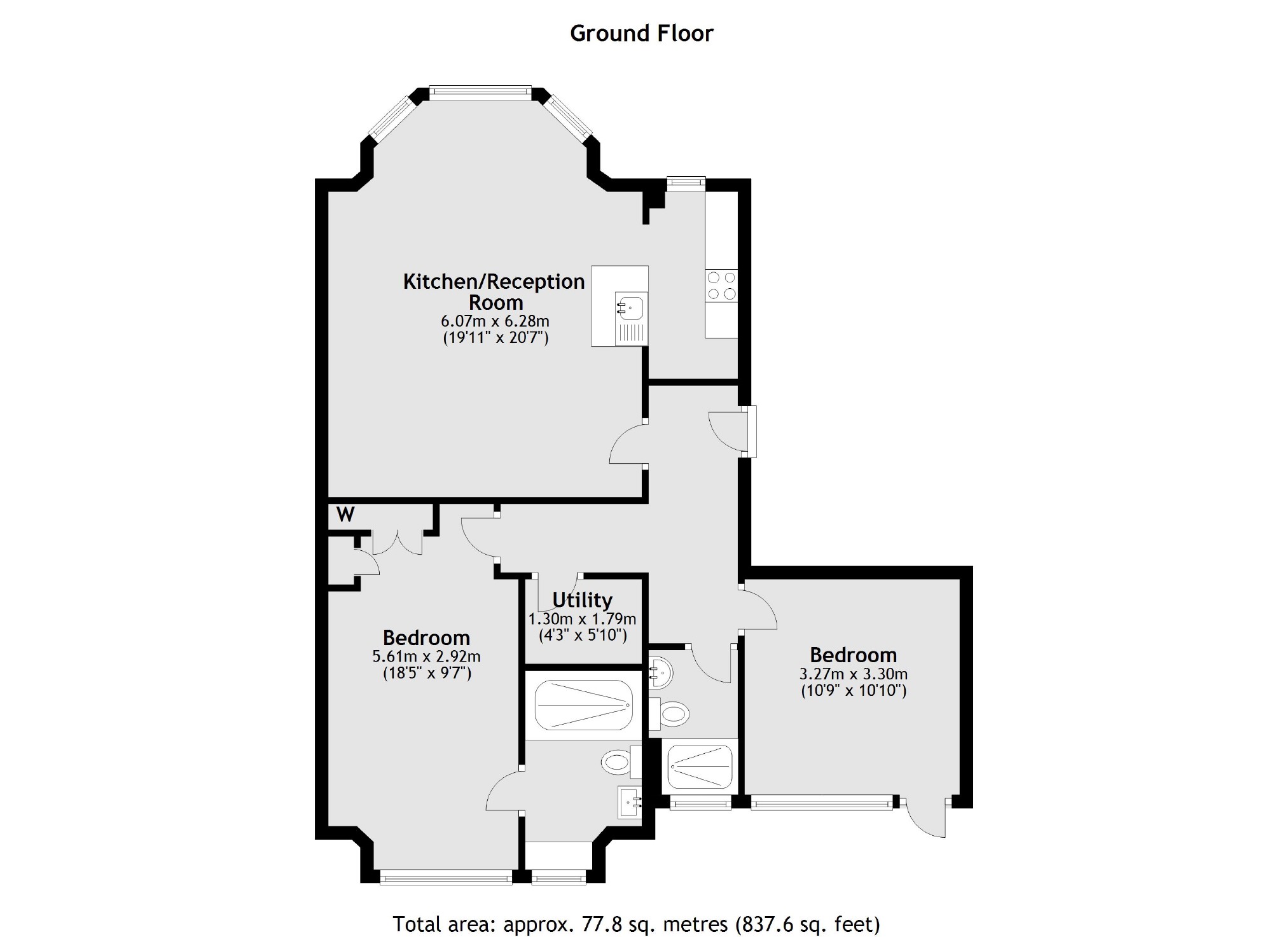 Free property report Flat 2, 15 Road, London, SW15 6QG Chimnie
