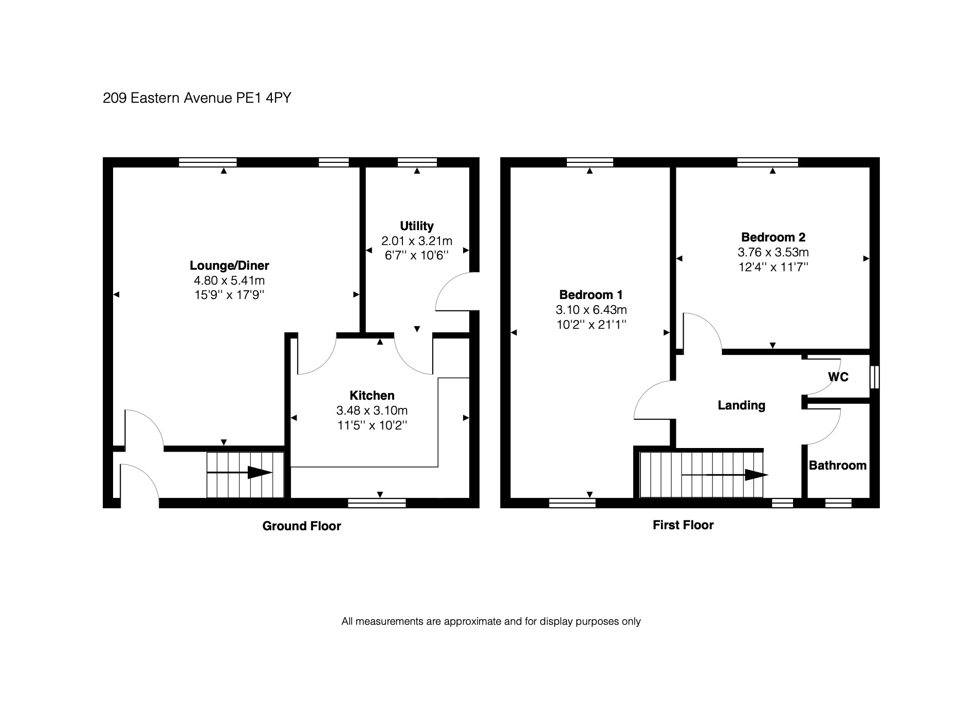 209, Eastern Avenue, Dogsthorpe, Peterborough floorplan