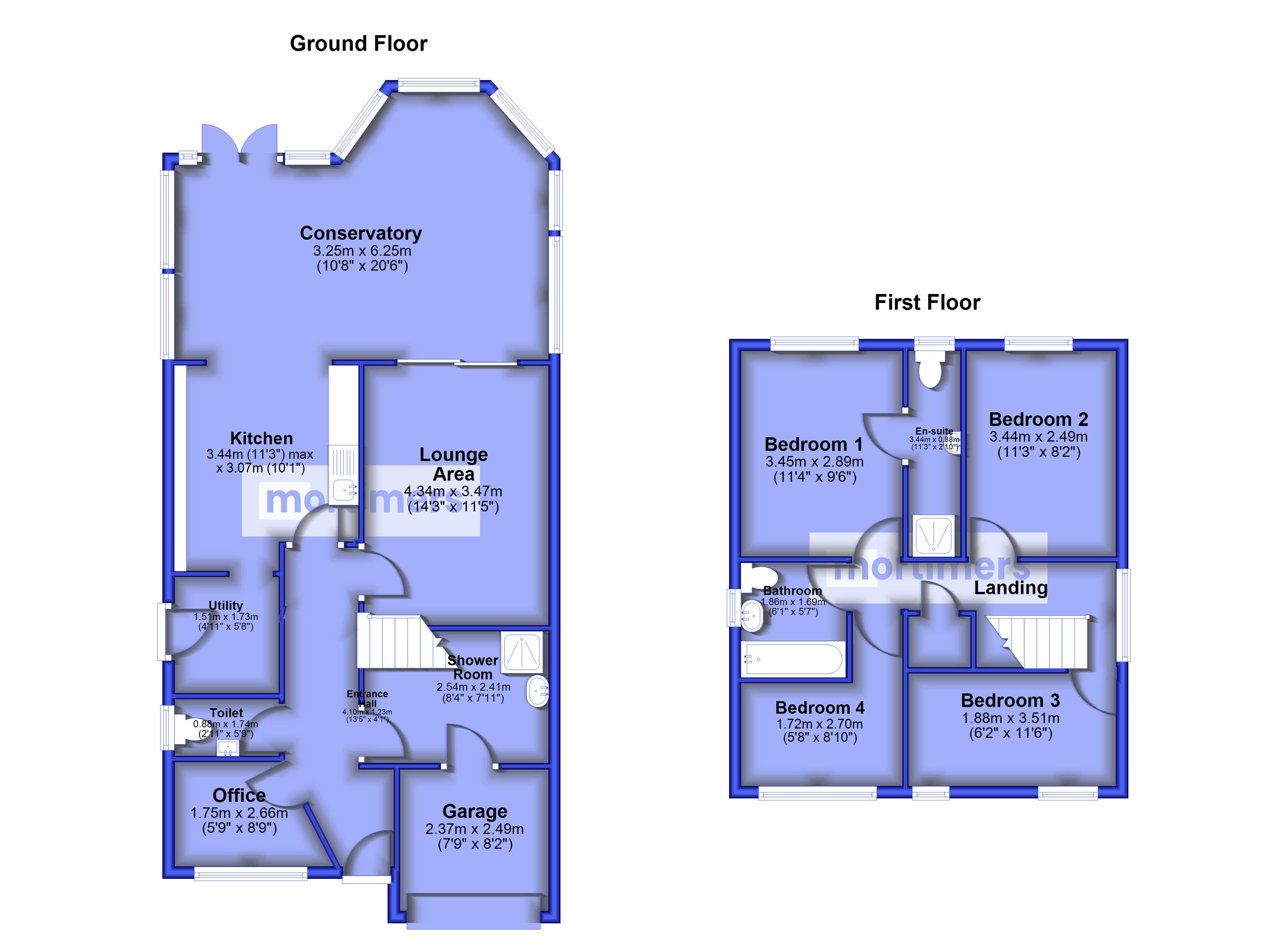 10, Orchard Drive, Accrington floorplan