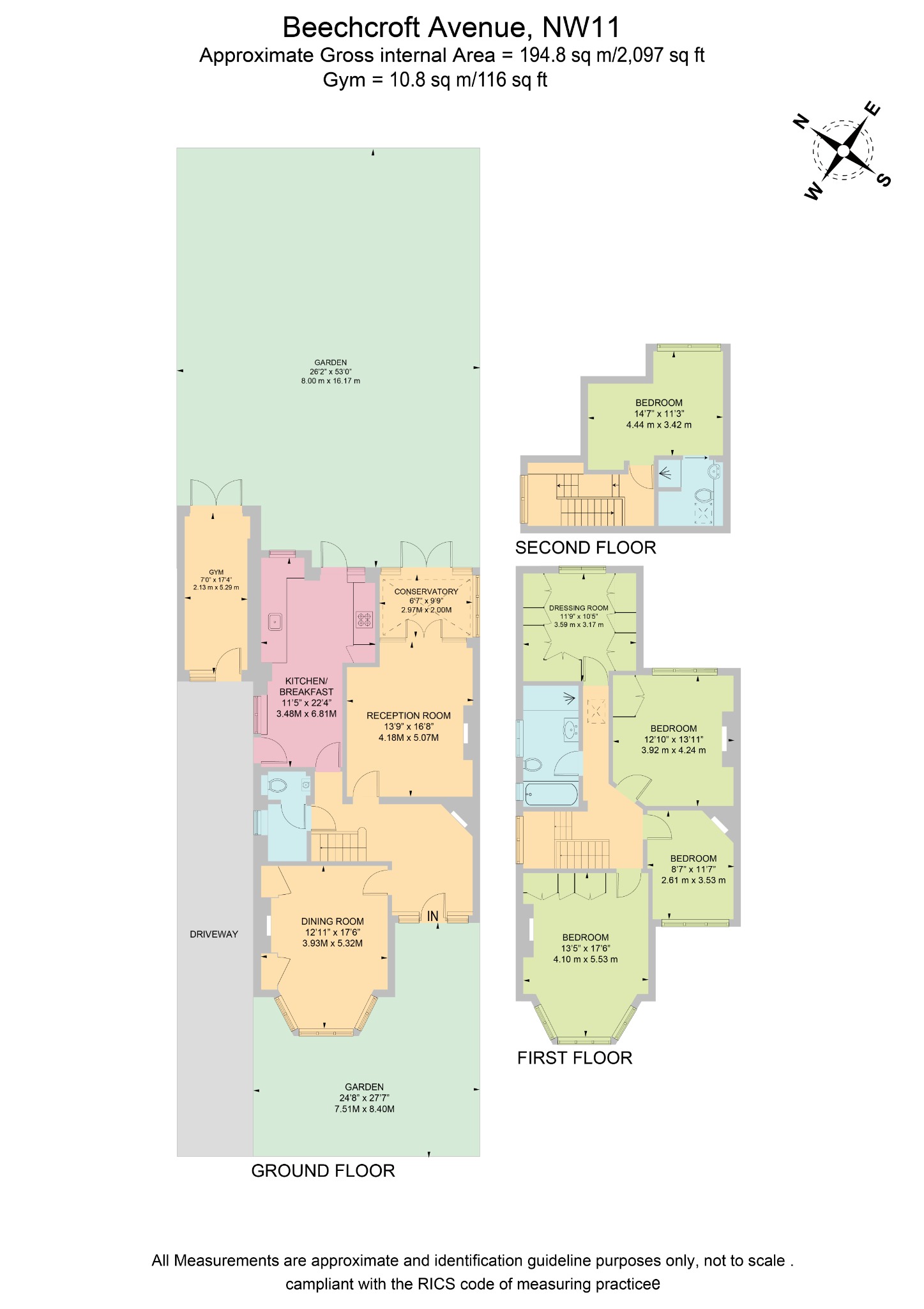 33, Beechcroft Avenue, London floorplan