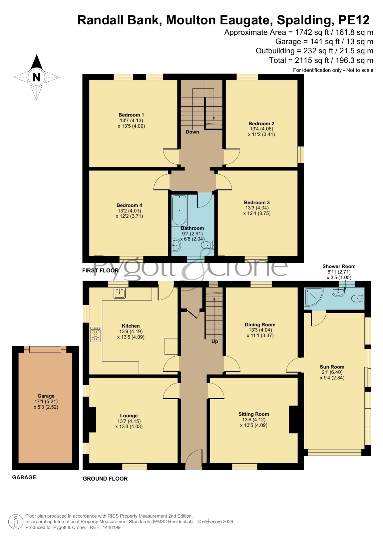 Brier House Farm, Randall Bank, Spalding floorplan