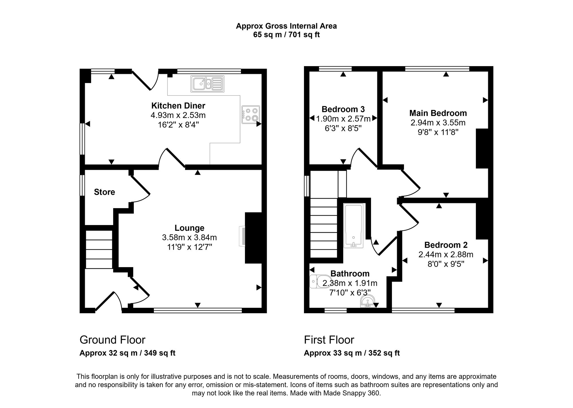 35 Coronation Road, Wigan floorplan