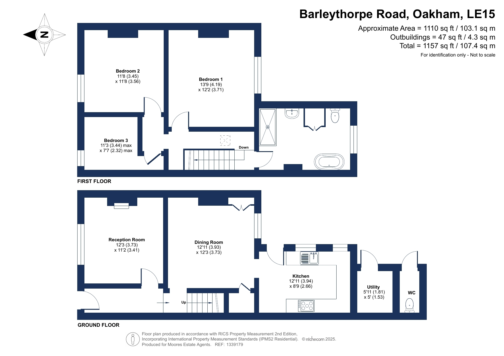 14, Barleythorpe Road, Oakham floorplan