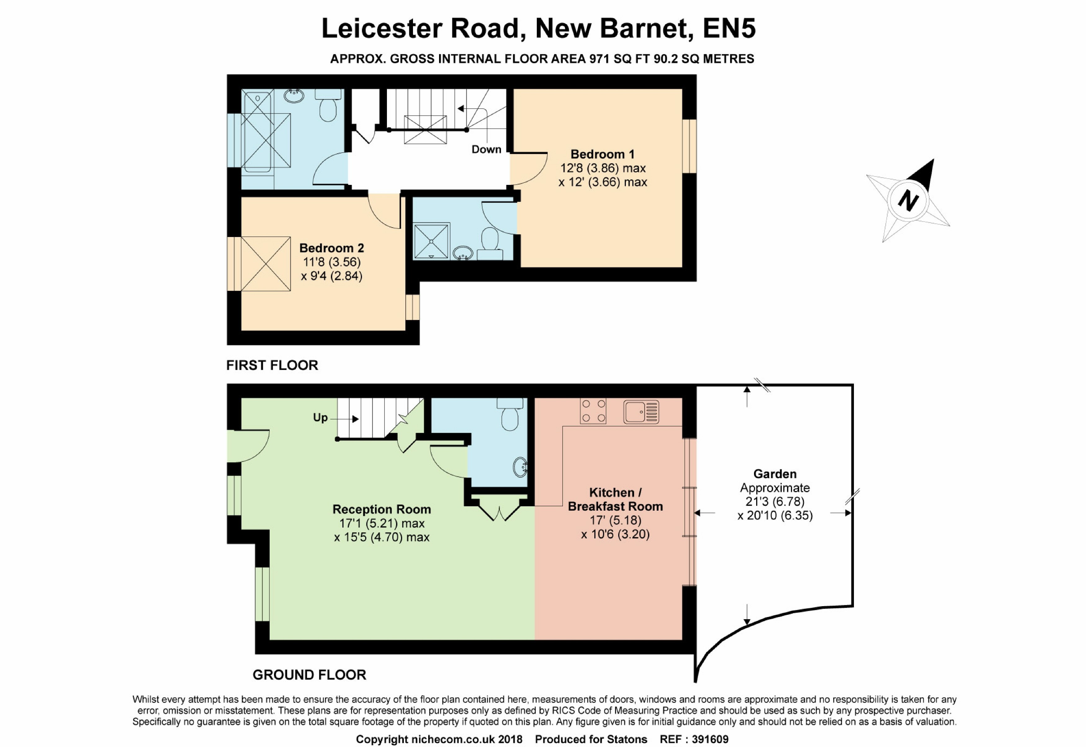 2 Bedrooms Semi-detached house for sale in Leicester Road, Barnet EN5