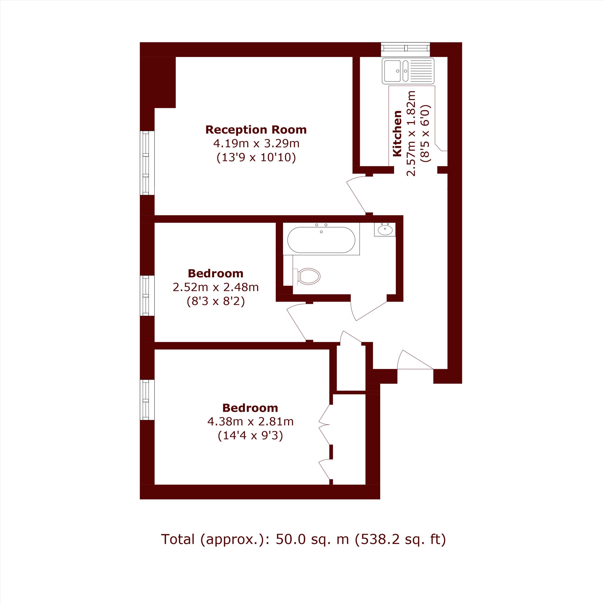 23, Beacon Gate, London floorplan