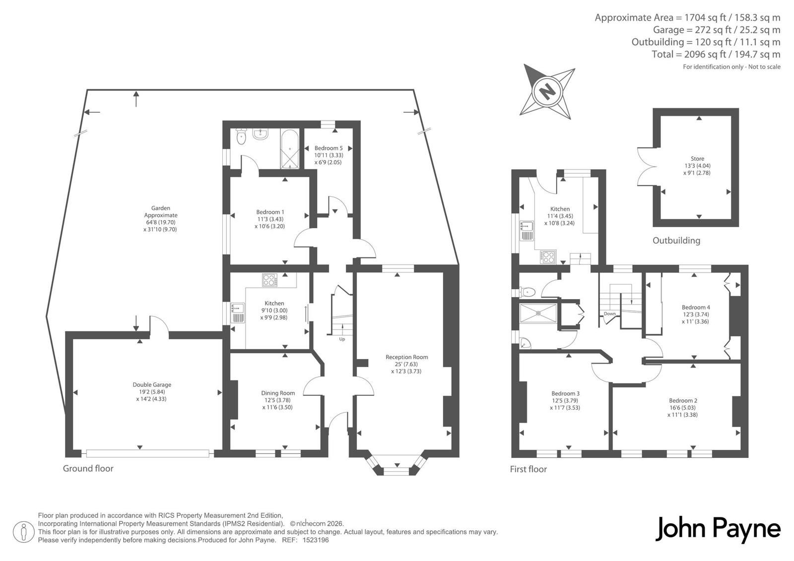 1, Dallin Road, London floorplan