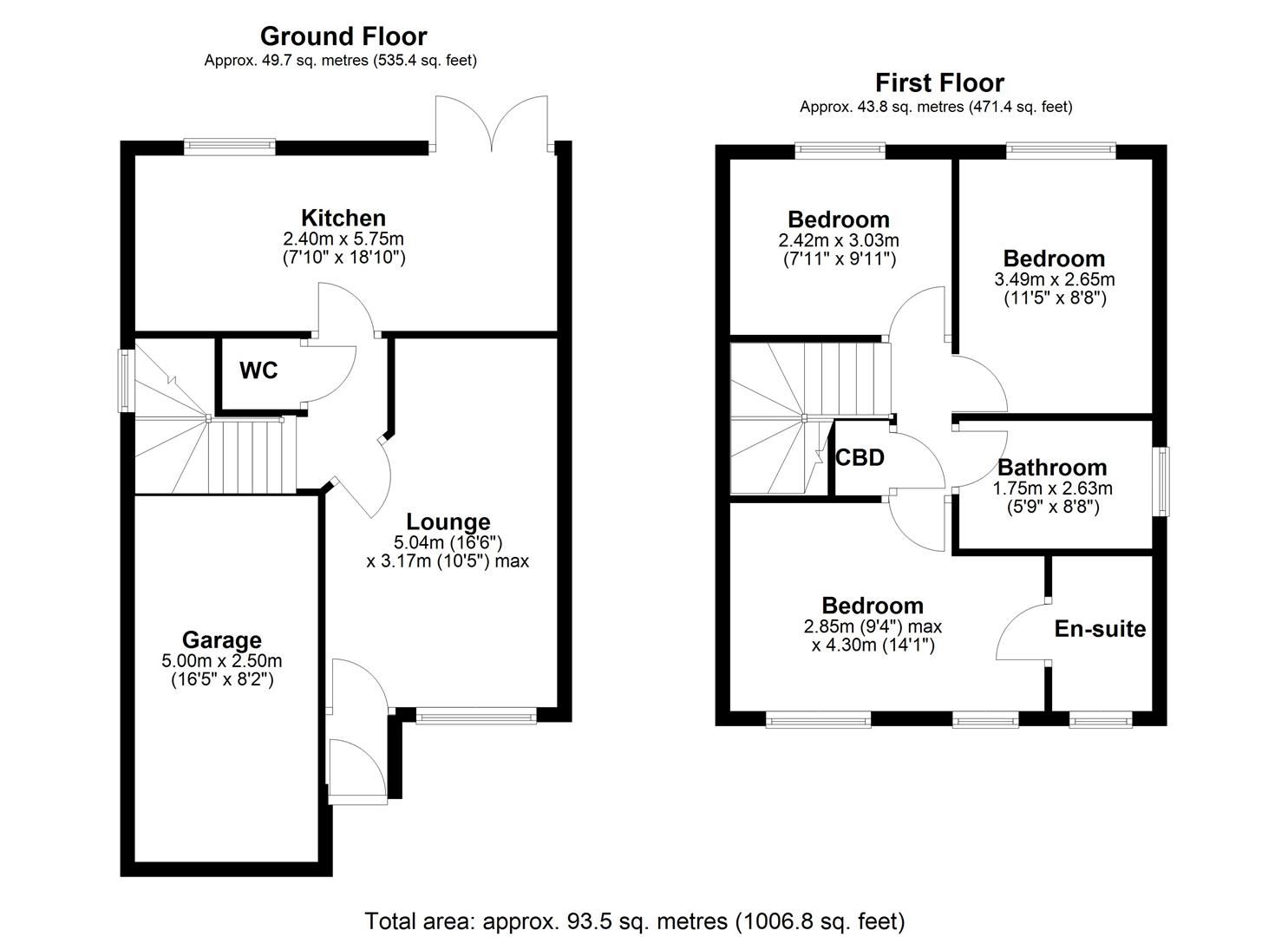 9, Allerton View, Bradford floorplan