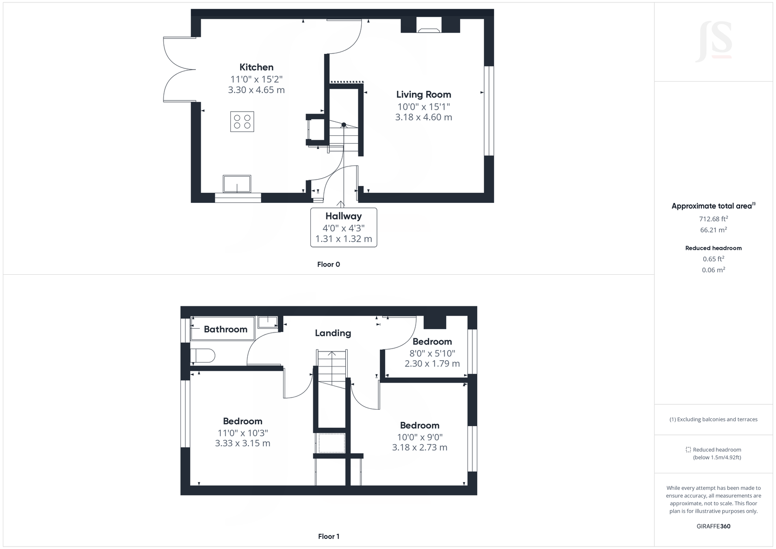 20, Somerset Close, Worthing floorplan