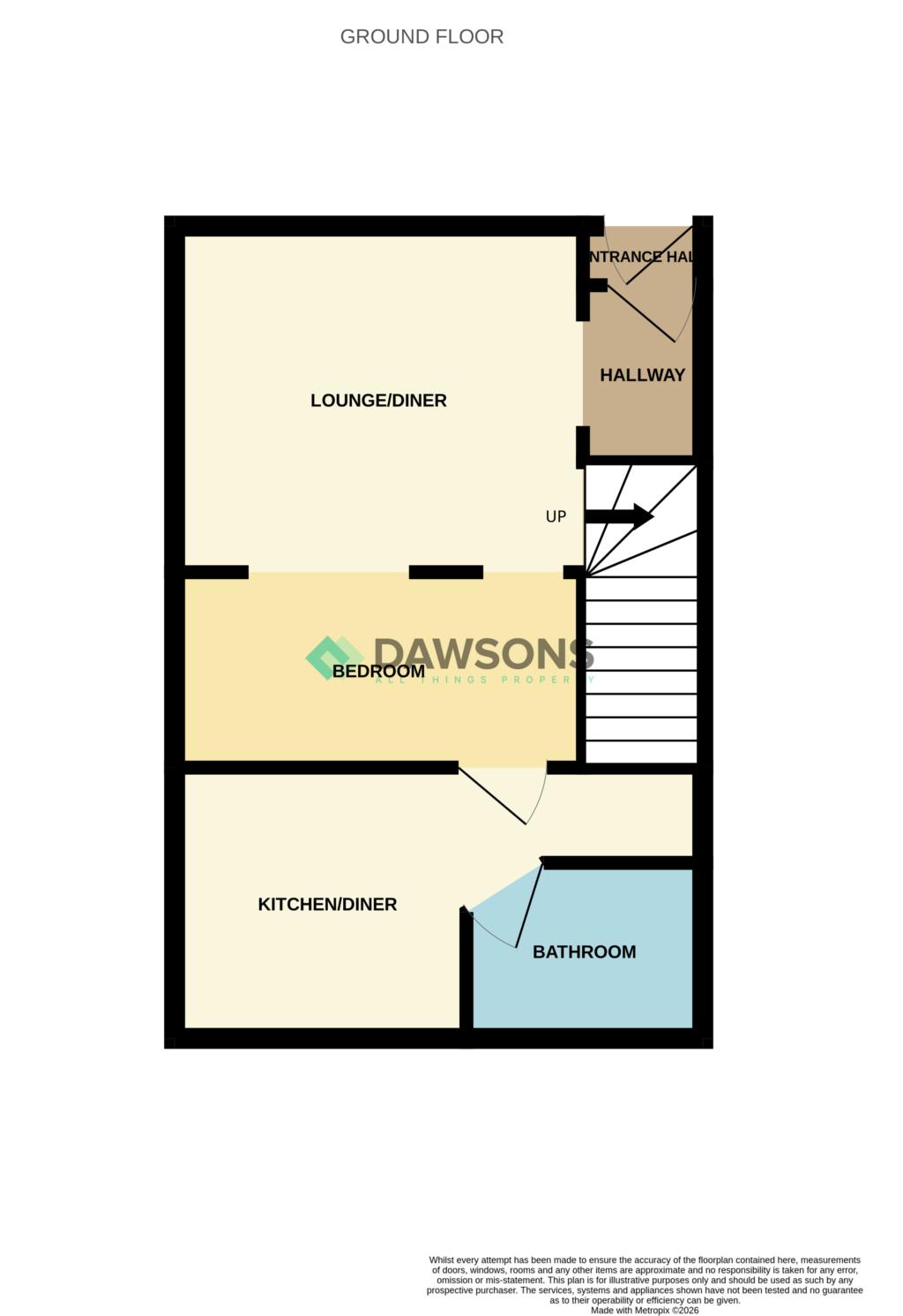 Basement Flat, 28 St Helens Road, Sandfields floorplan