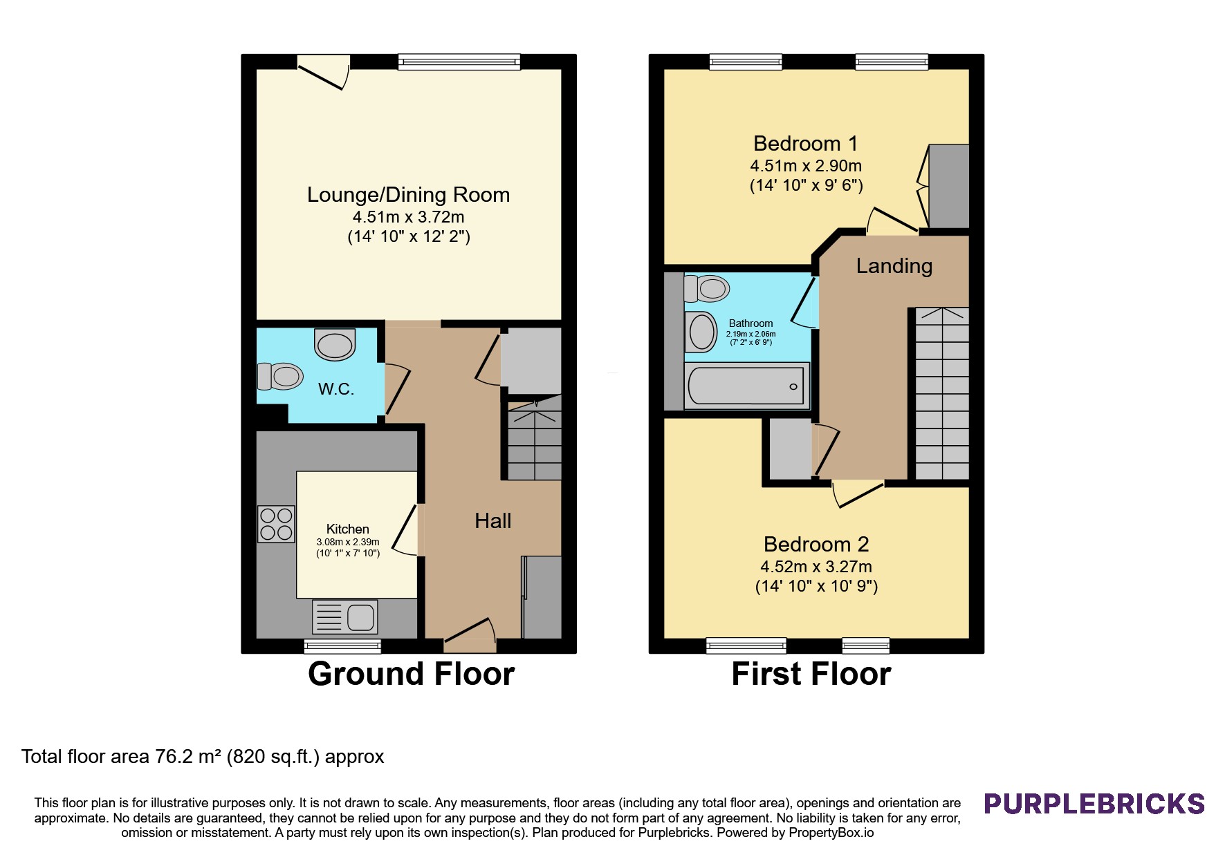 10, Twyford Close, Fleet floorplan