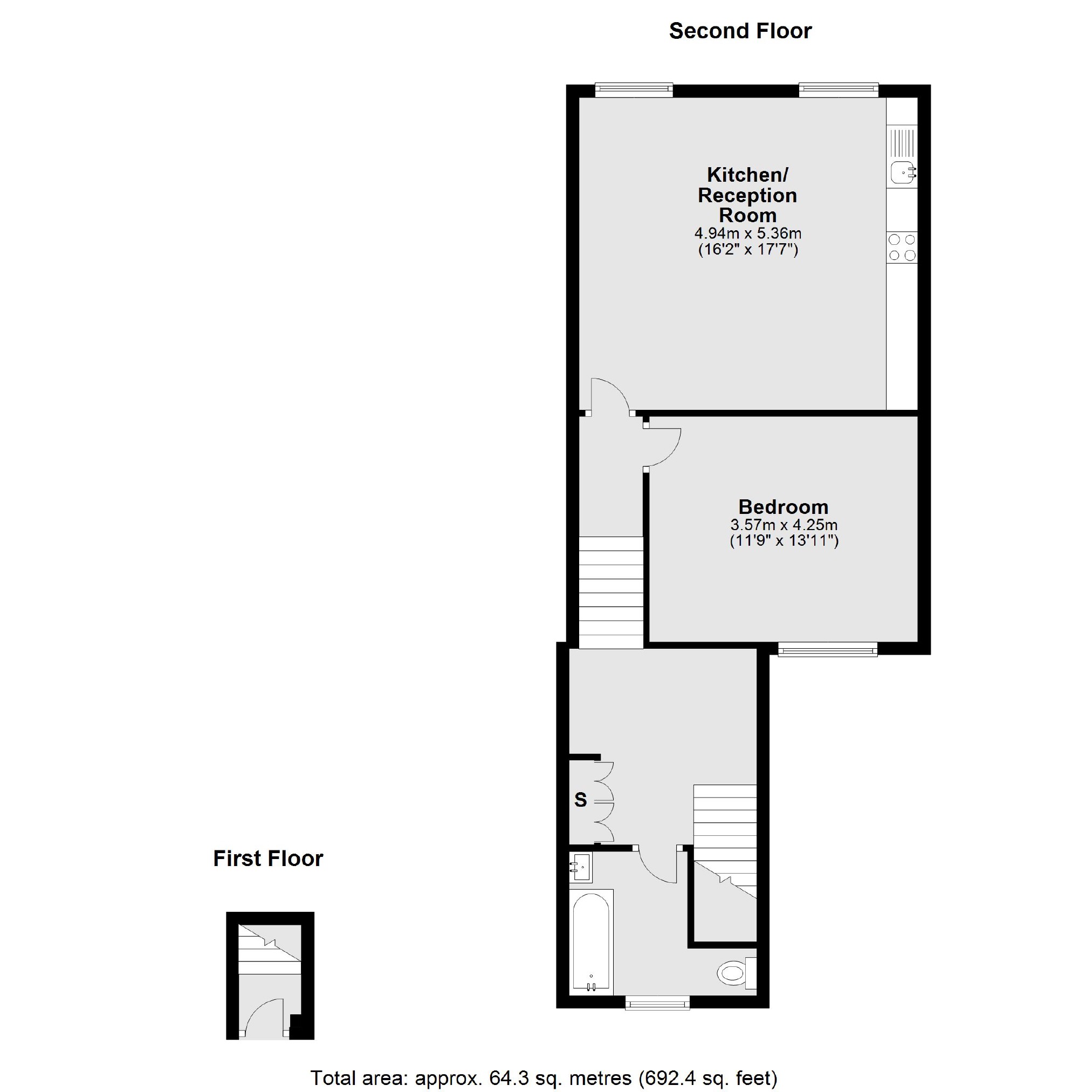 Craven Mews, London floorplan