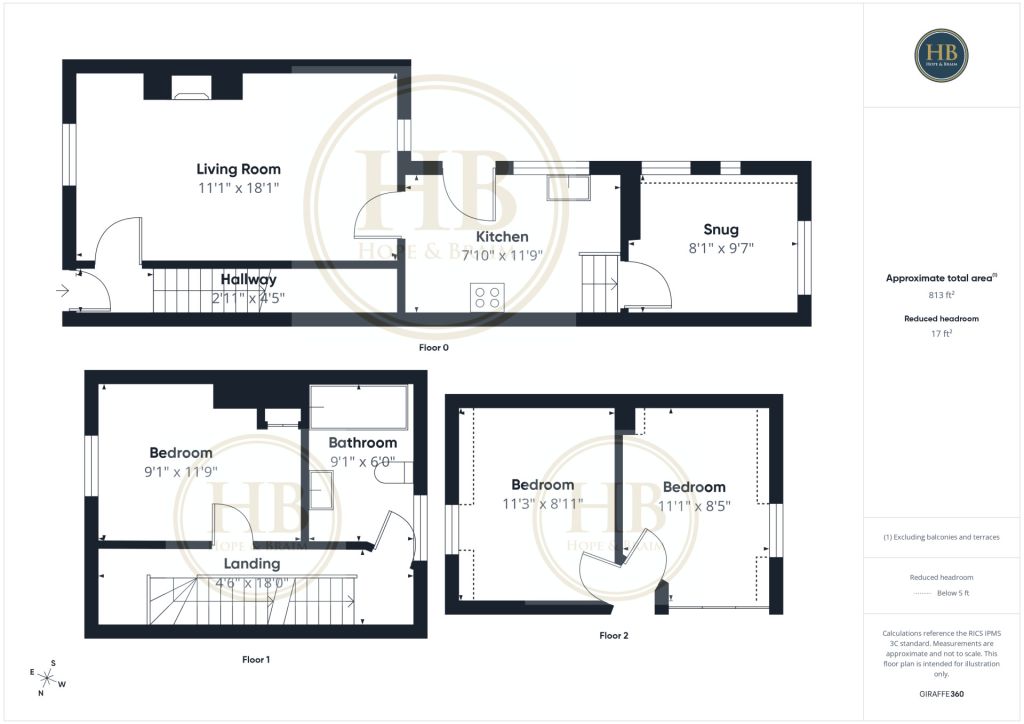 2, Hard Struggle Cottages, Sleights floorplan