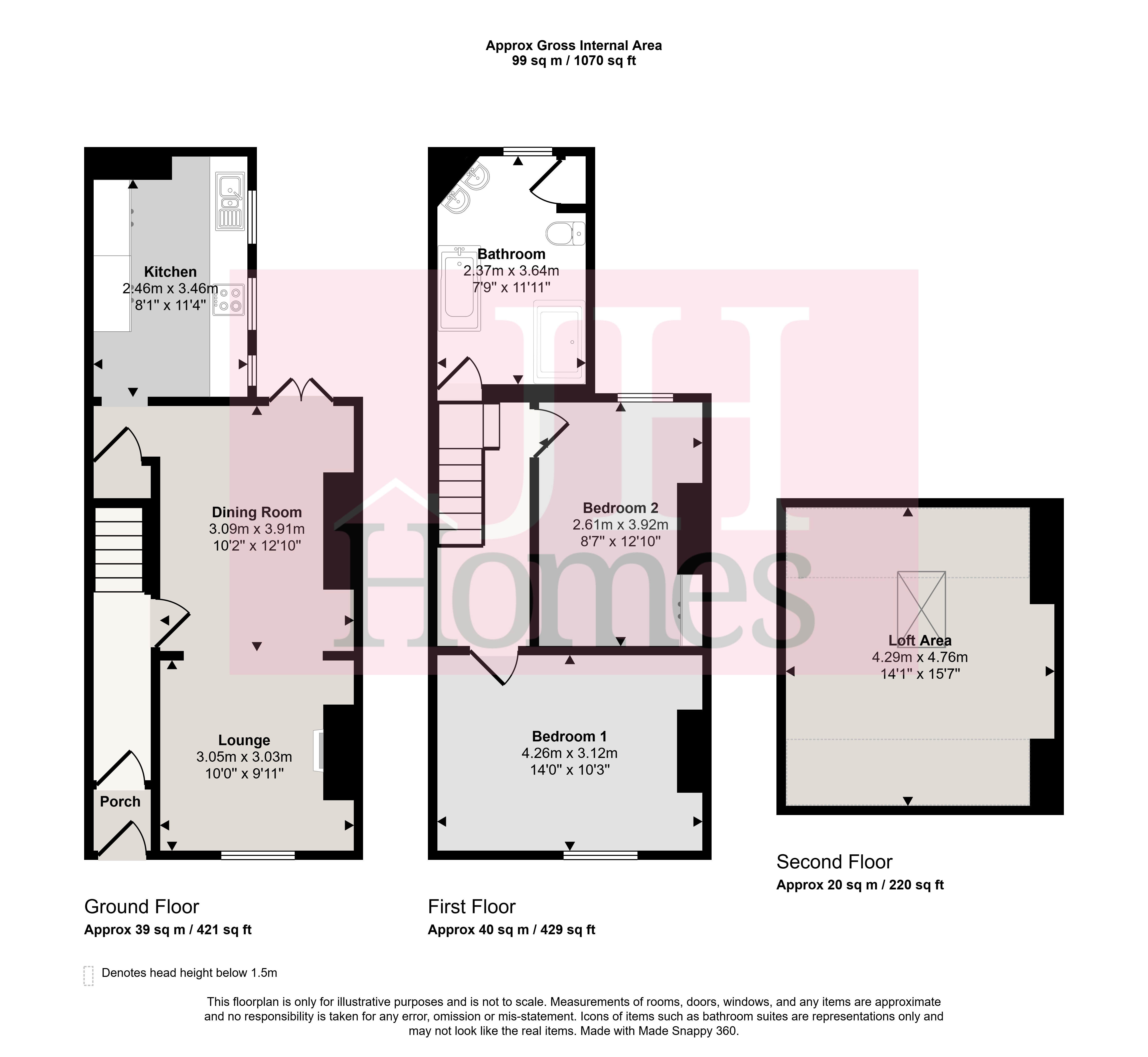 4, Oxford Street, Ulverston floorplan