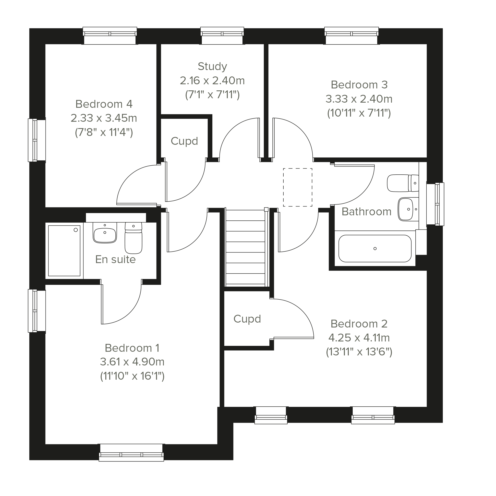 443, Stone Barton Road, Tithebarn, Exeter floorplan