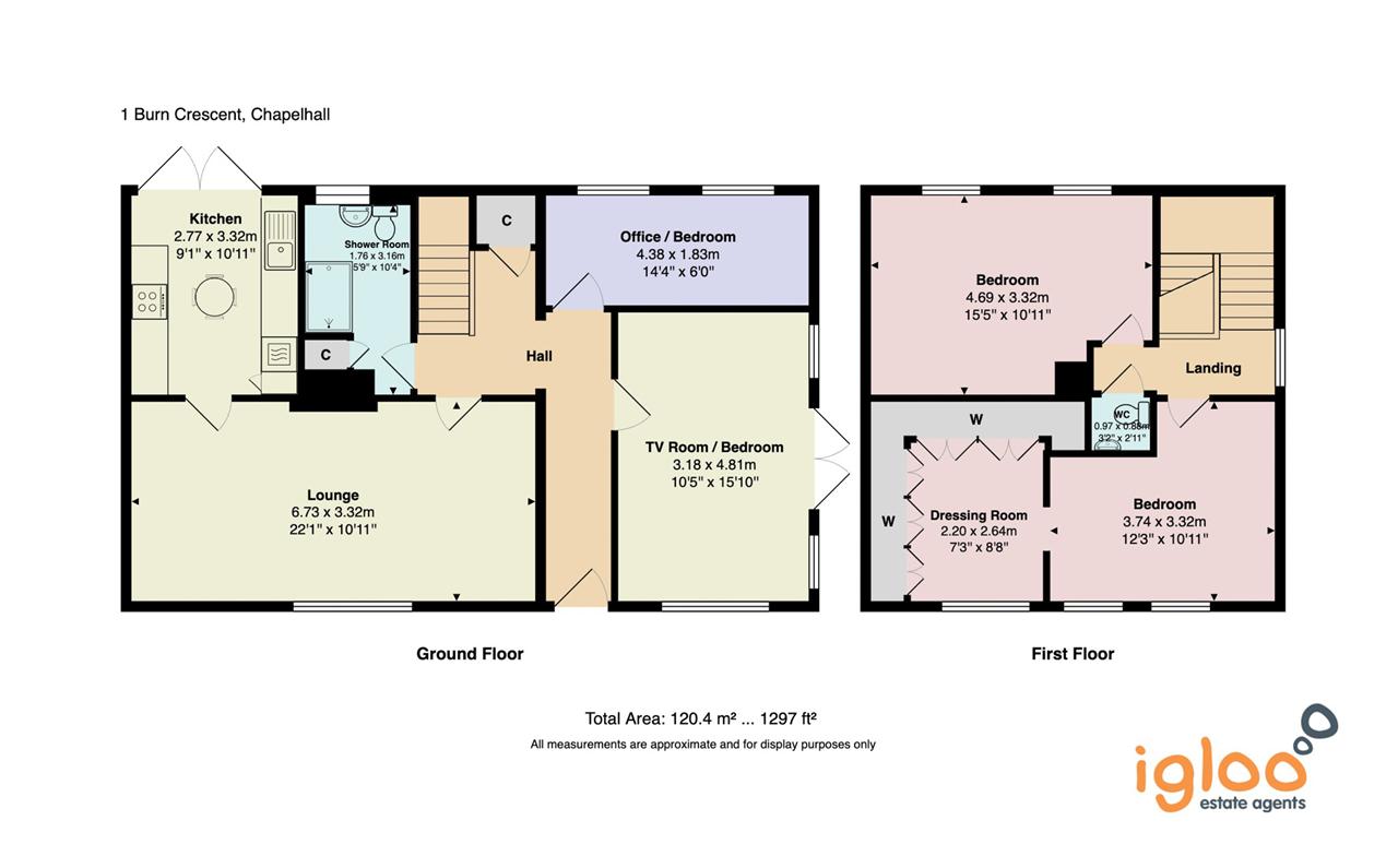 1, Burn Crescent, Chapelhall floorplan