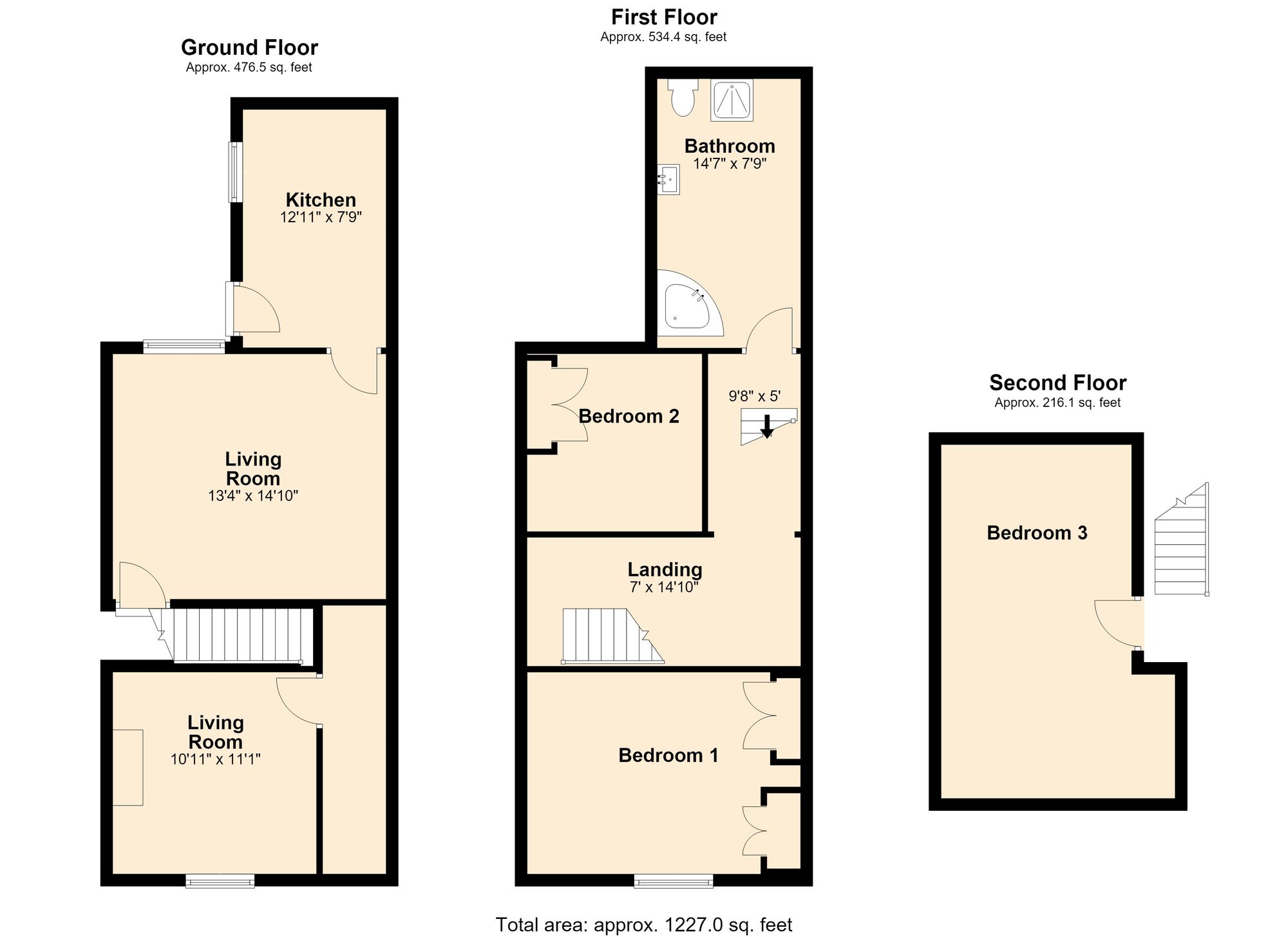 63 Grange Street, Accrington floorplan