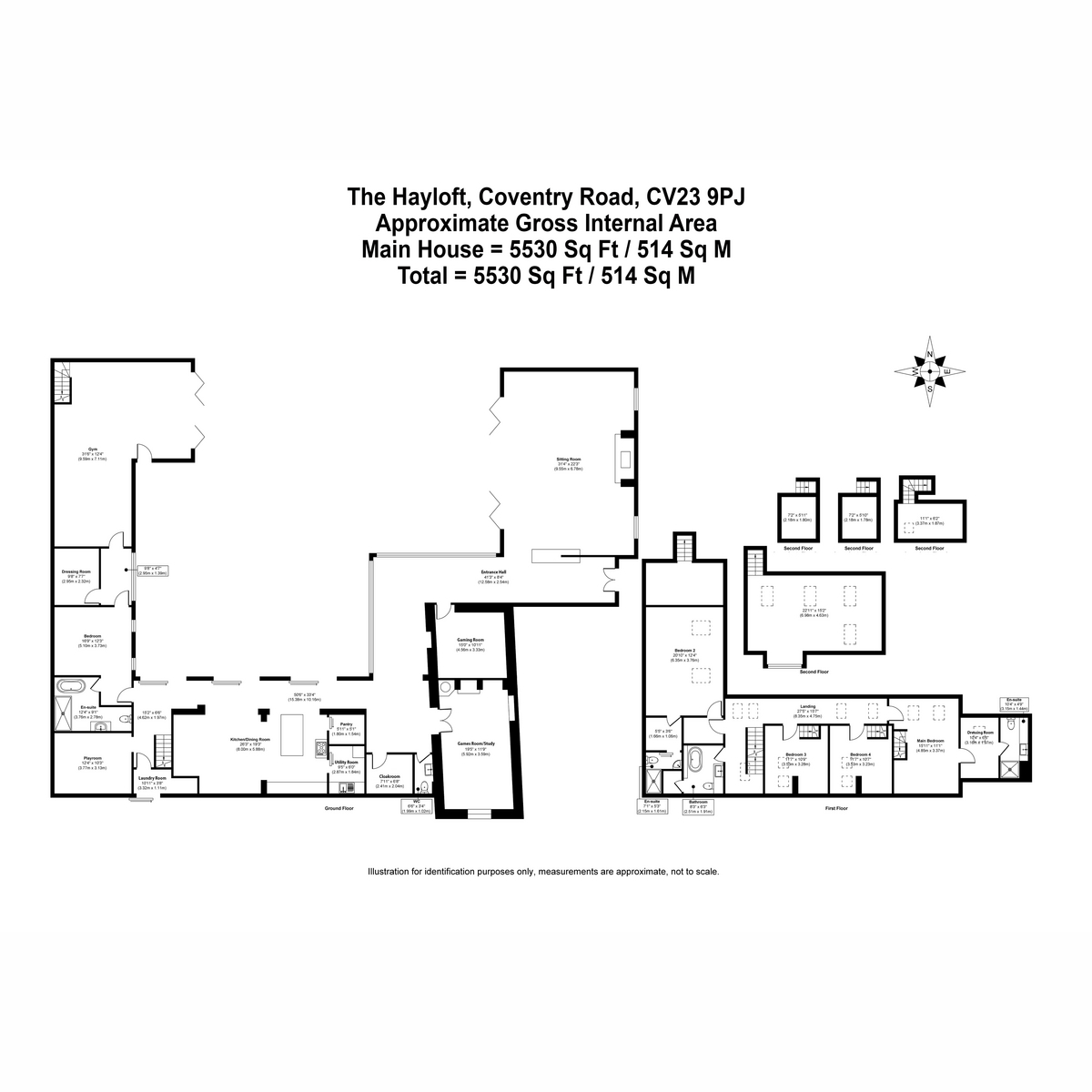 The Hayloft, Coventry Road, Rugby floorplan