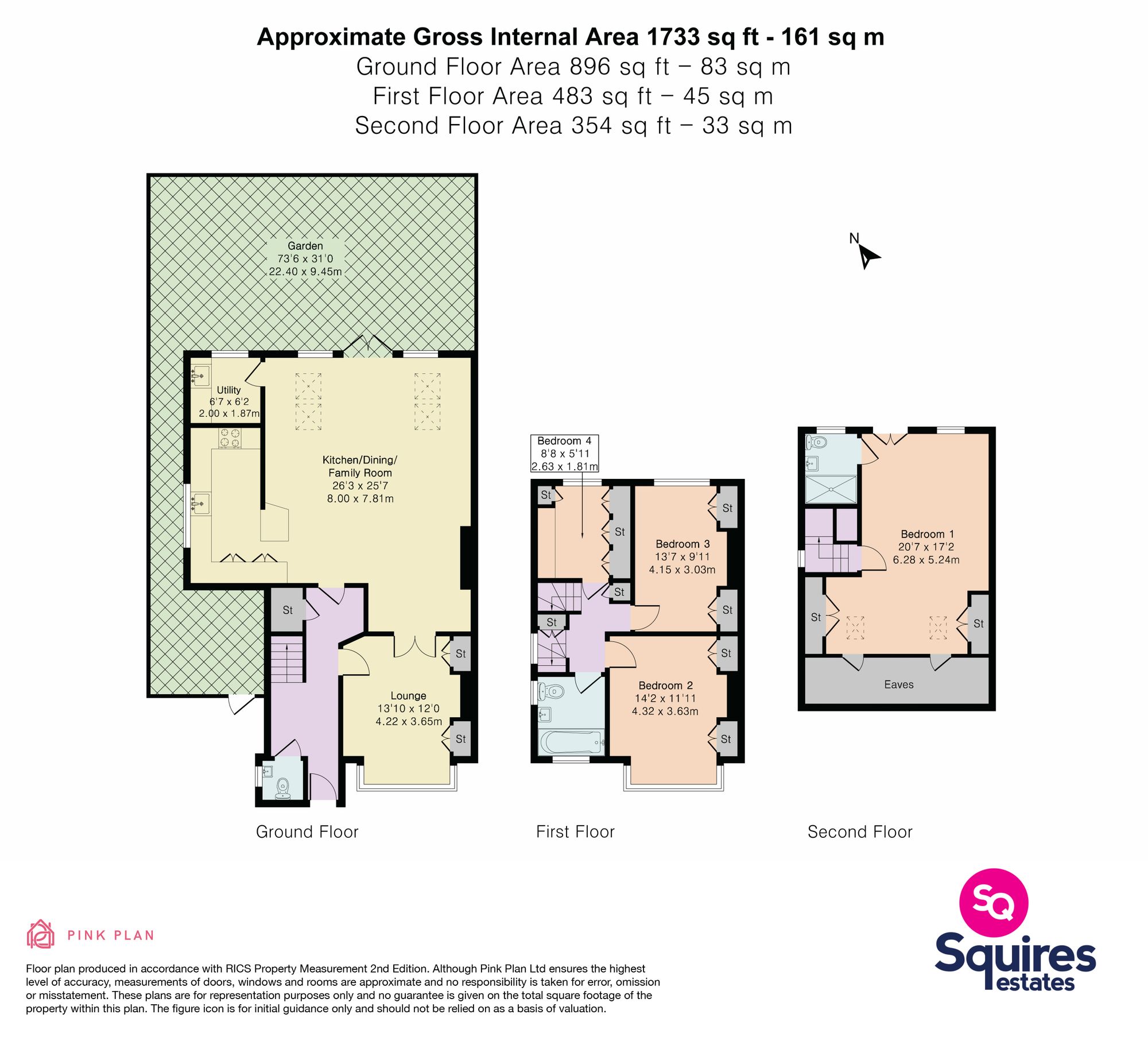 1 Holmwood Grove, London floorplan