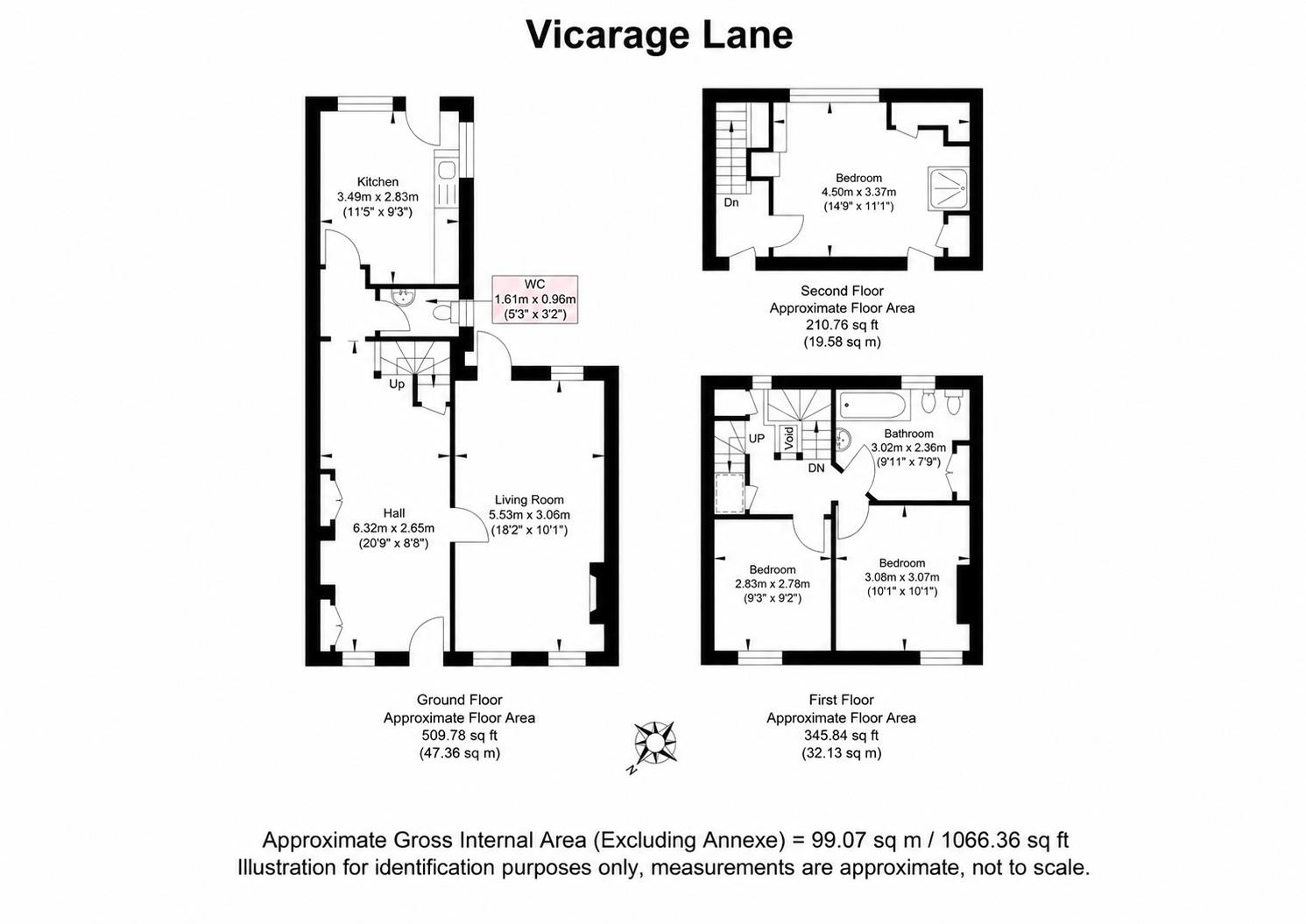 St. Johns, 2, Vicarage Lane, Brighton floorplan