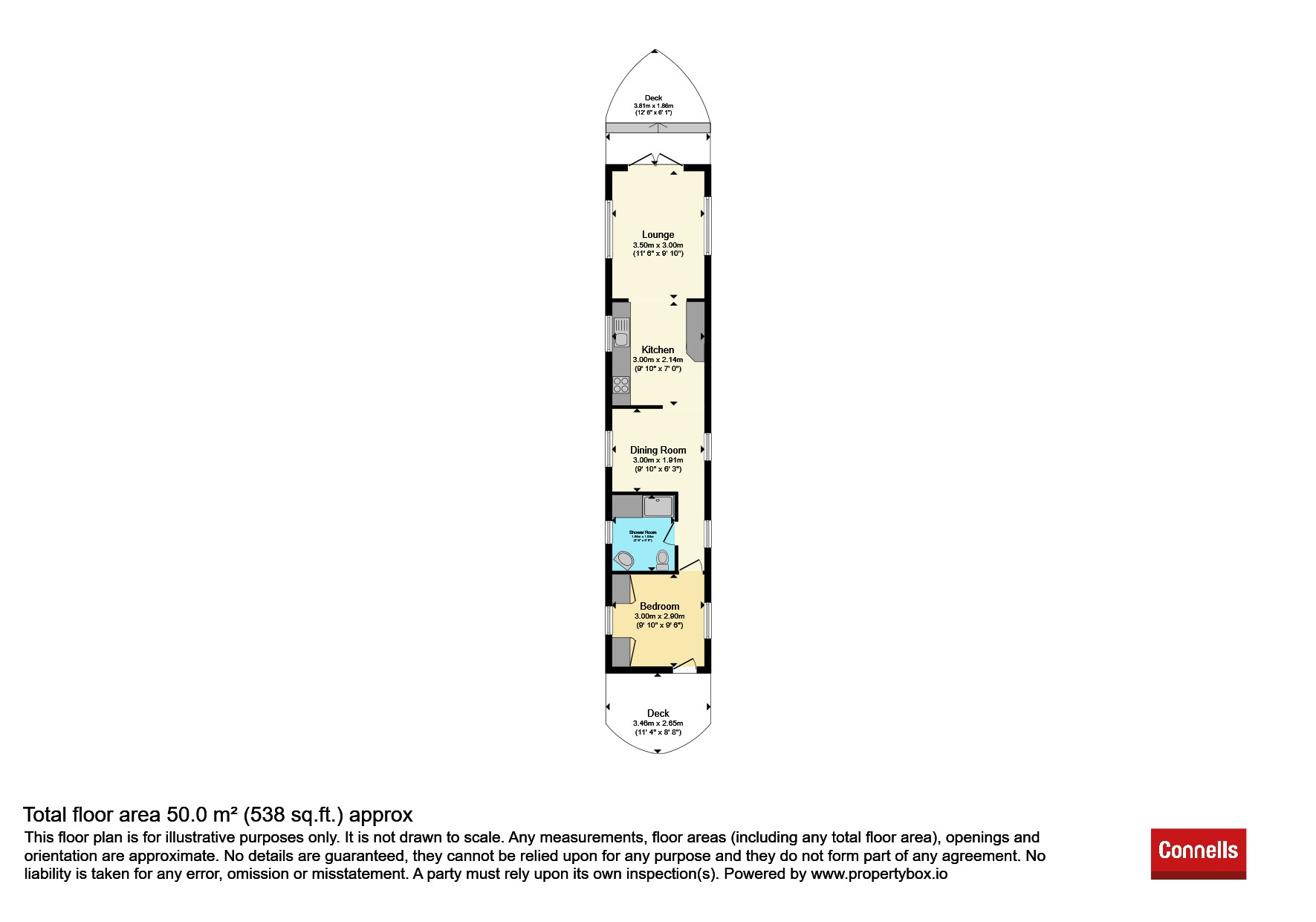 Navy Cut, Delta Marine, Nelson Lane, Warwick floorplan