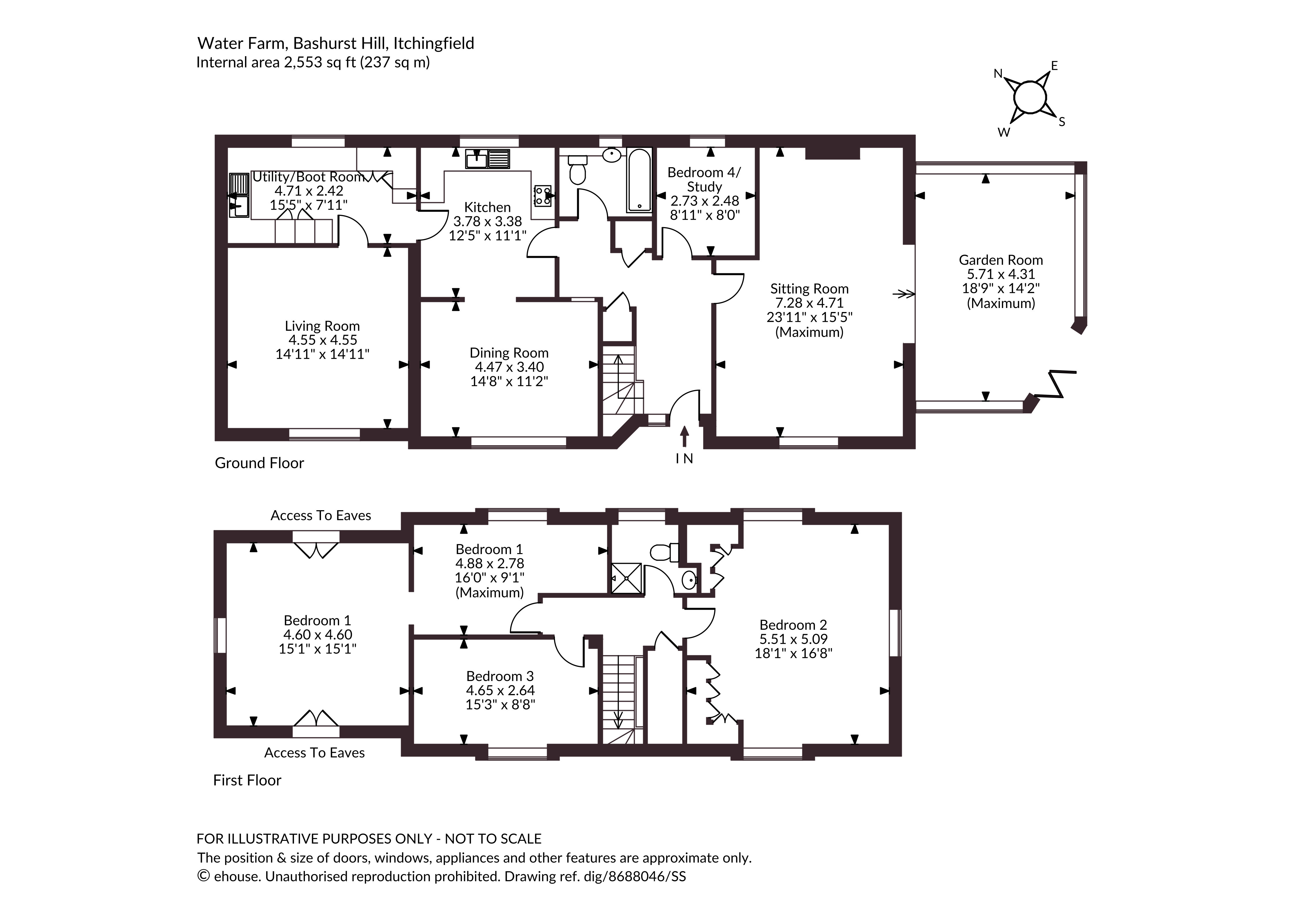 Water Farm,, Bashurst Hill, Horsham floorplan