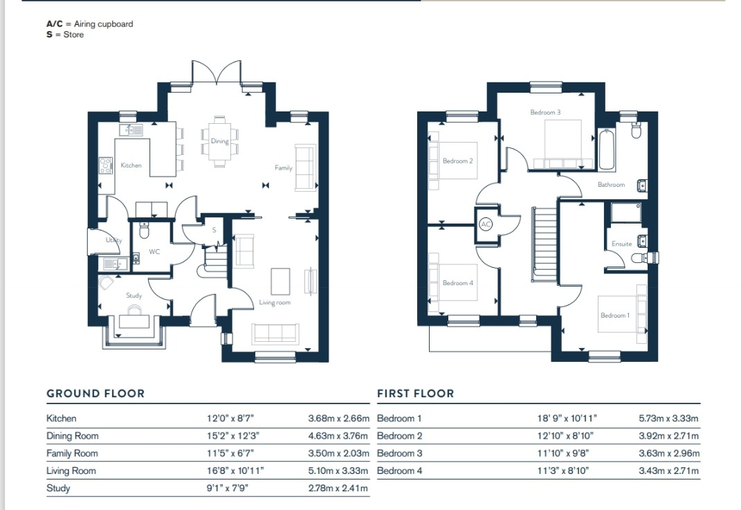 Plot 19 Clifford Smith Drive, Felsted, Essex floorplan