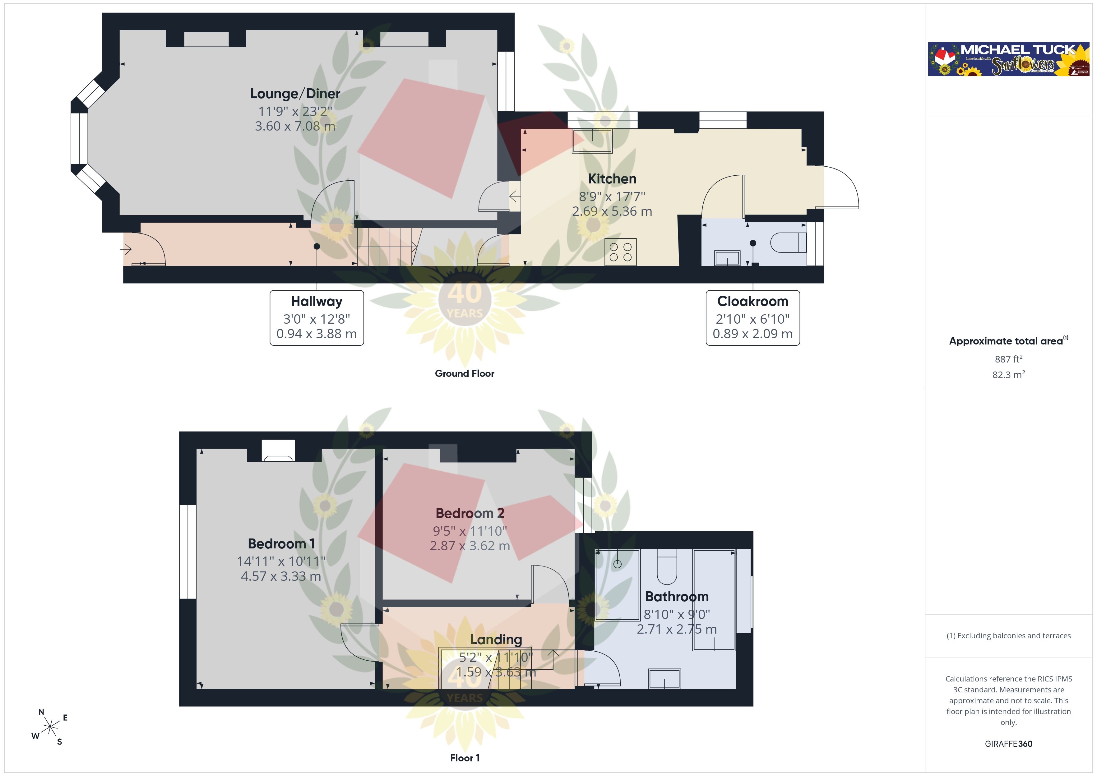 127, Seymour Road, Gloucester floorplan