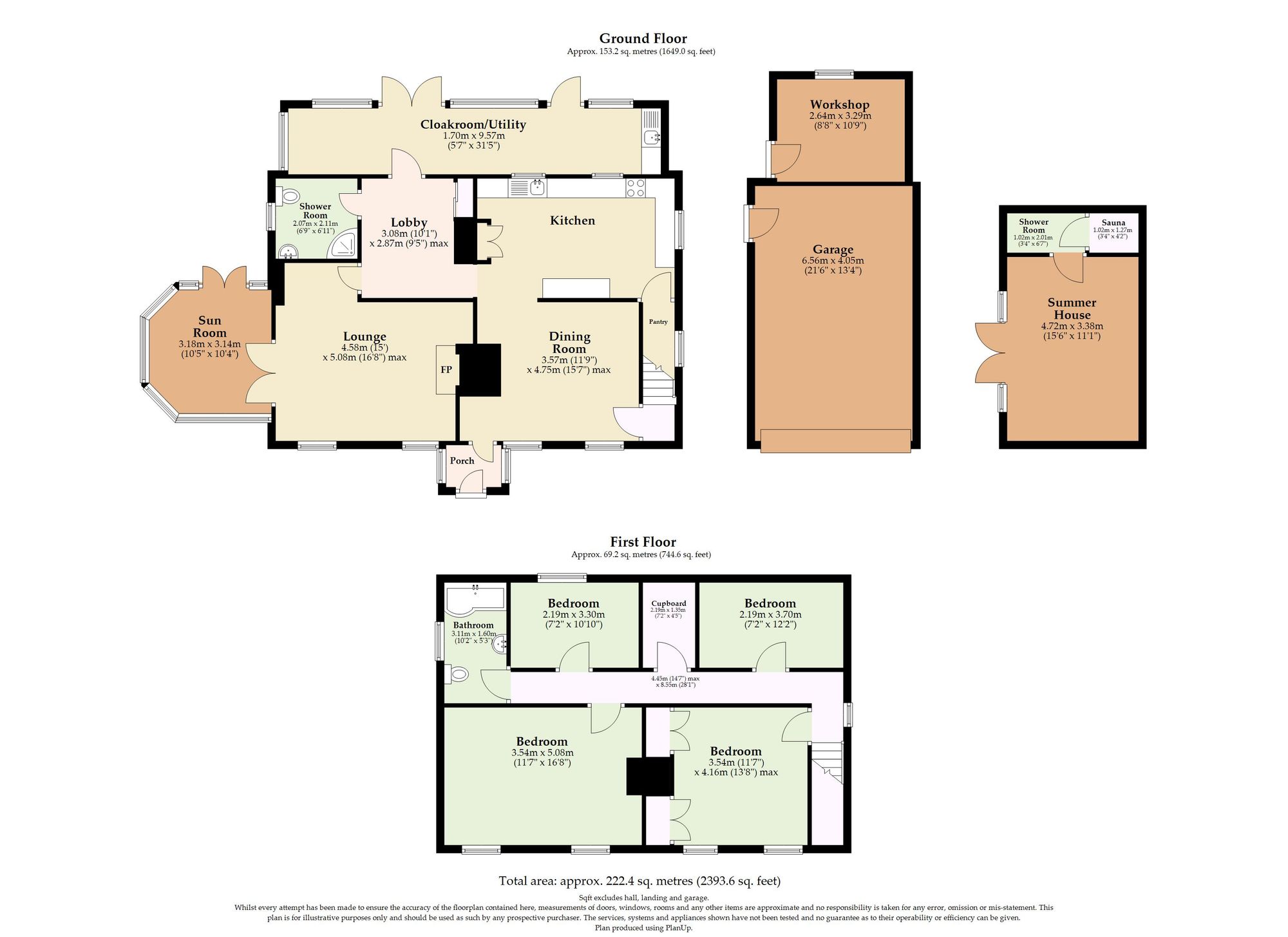 North South Cottage, Common Road, Diss floorplan