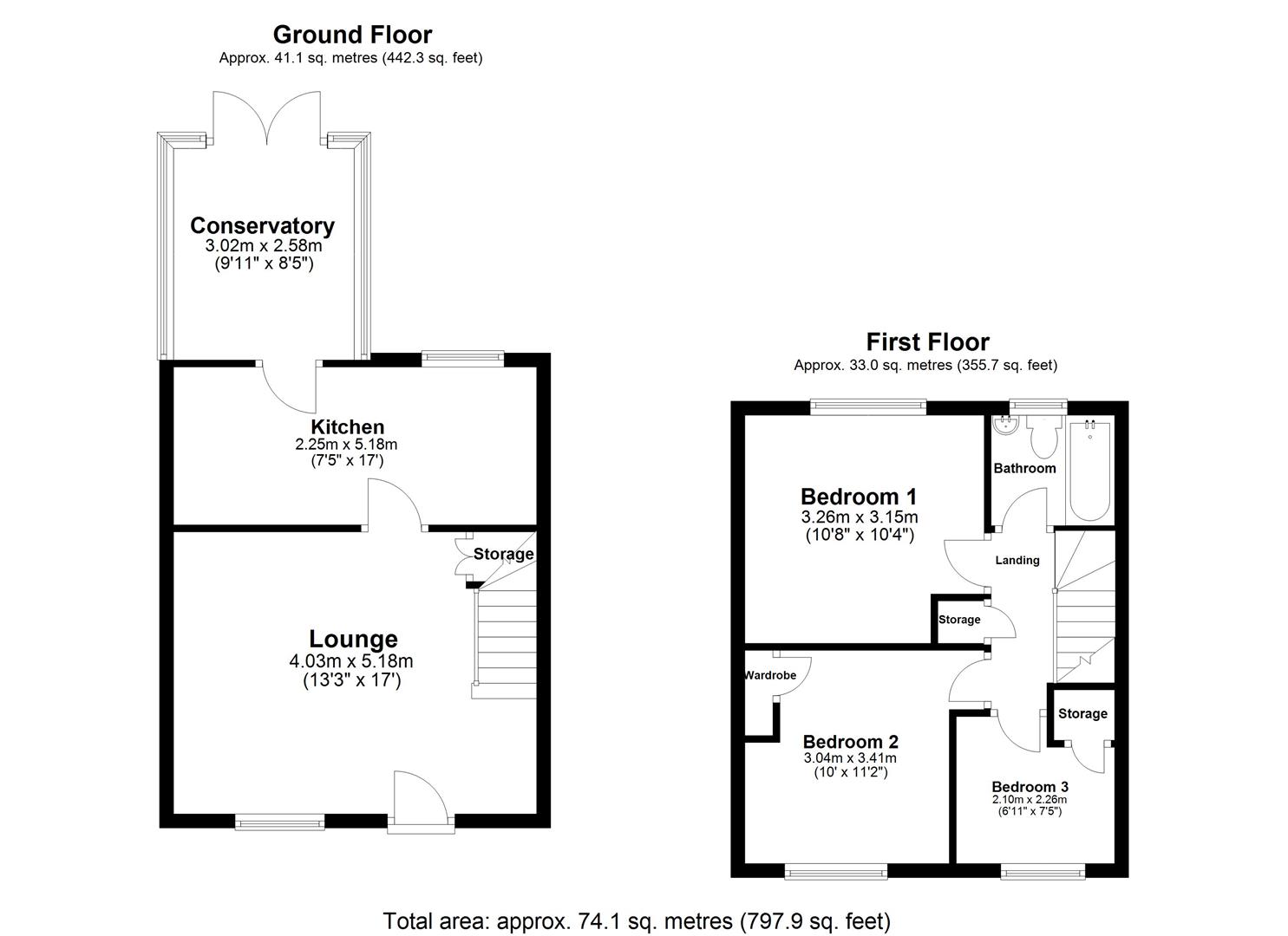 52, Primrose Grove, Selby floorplan