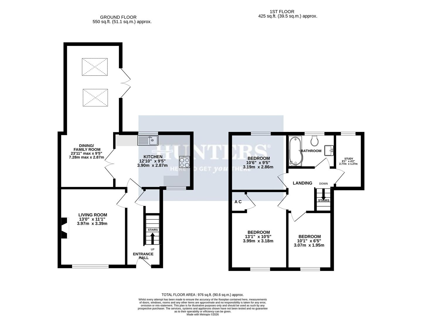 15, Castle Close, York floorplan