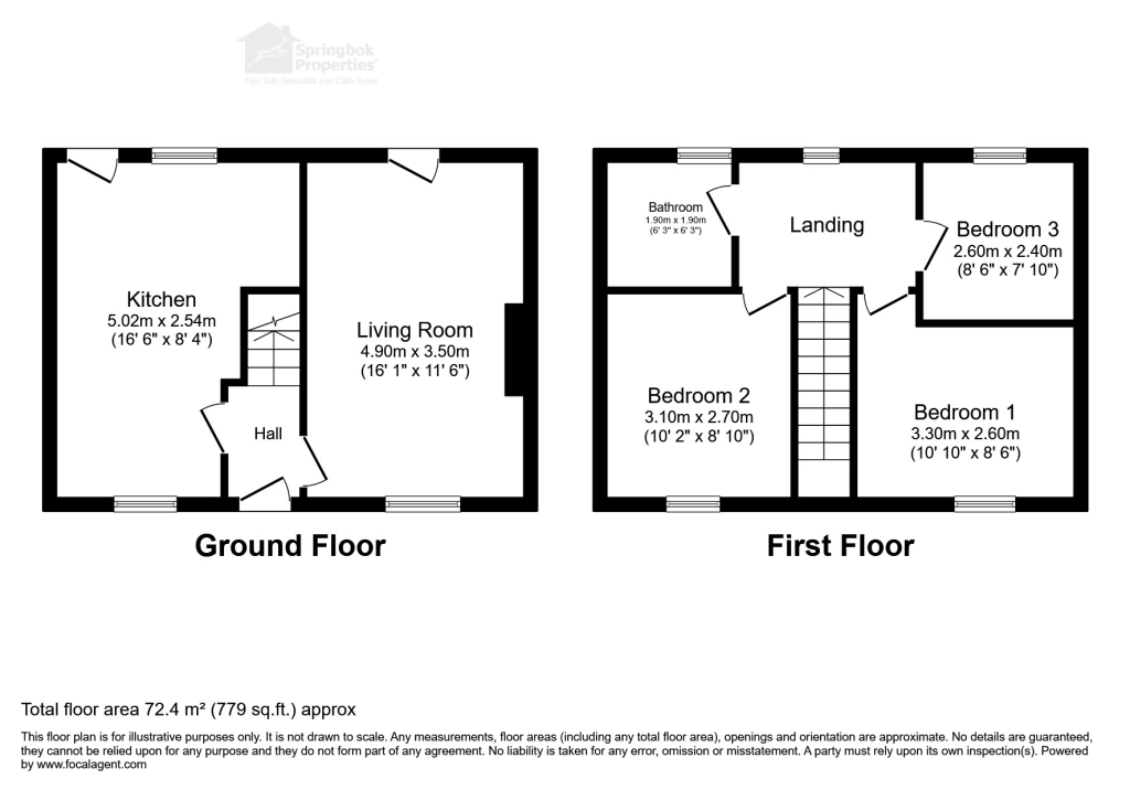 6, Heol Disgwylfa, Carmarthen floorplan
