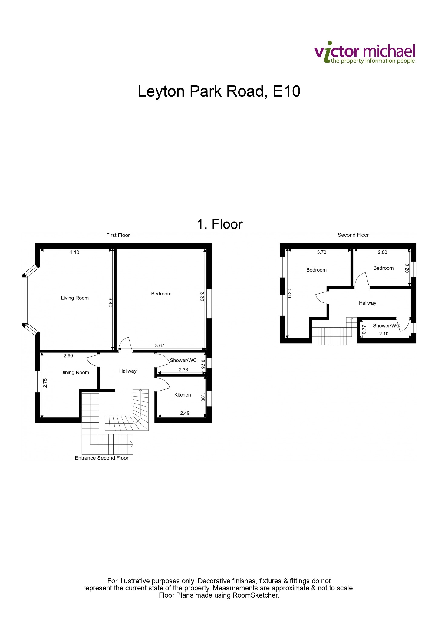 First Floor, 60 Leyton Park Road, Greater London floorplan
