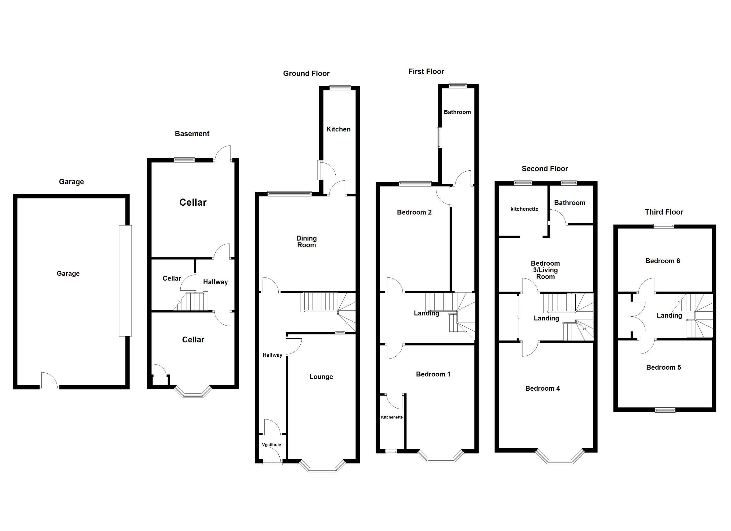 333 Marine Road Central, Morecambe floorplan