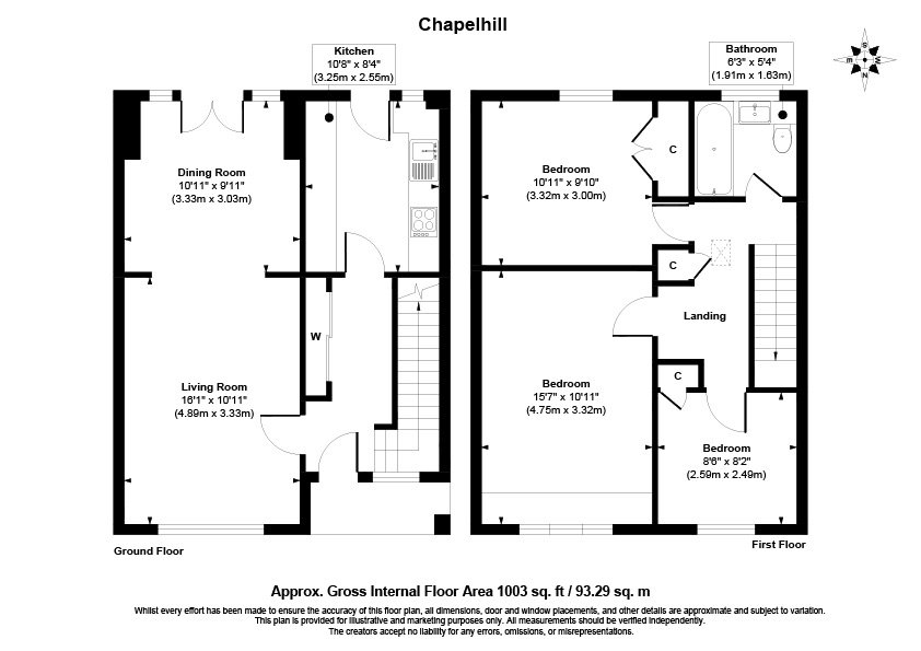 98, Chapelhill, Kirkcaldy floorplan