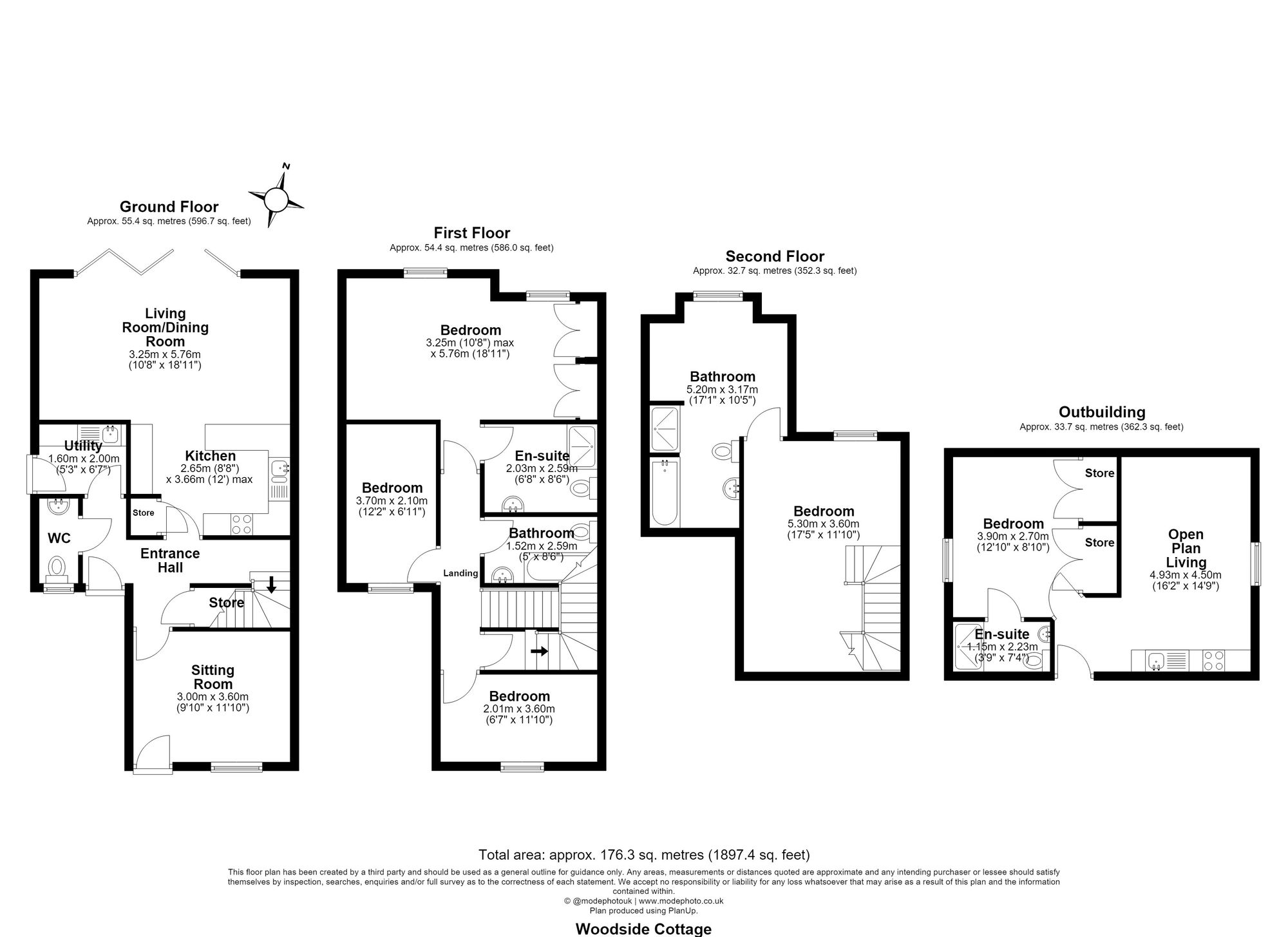 4 Woodside Cottage Norsey Road, Billericay floorplan