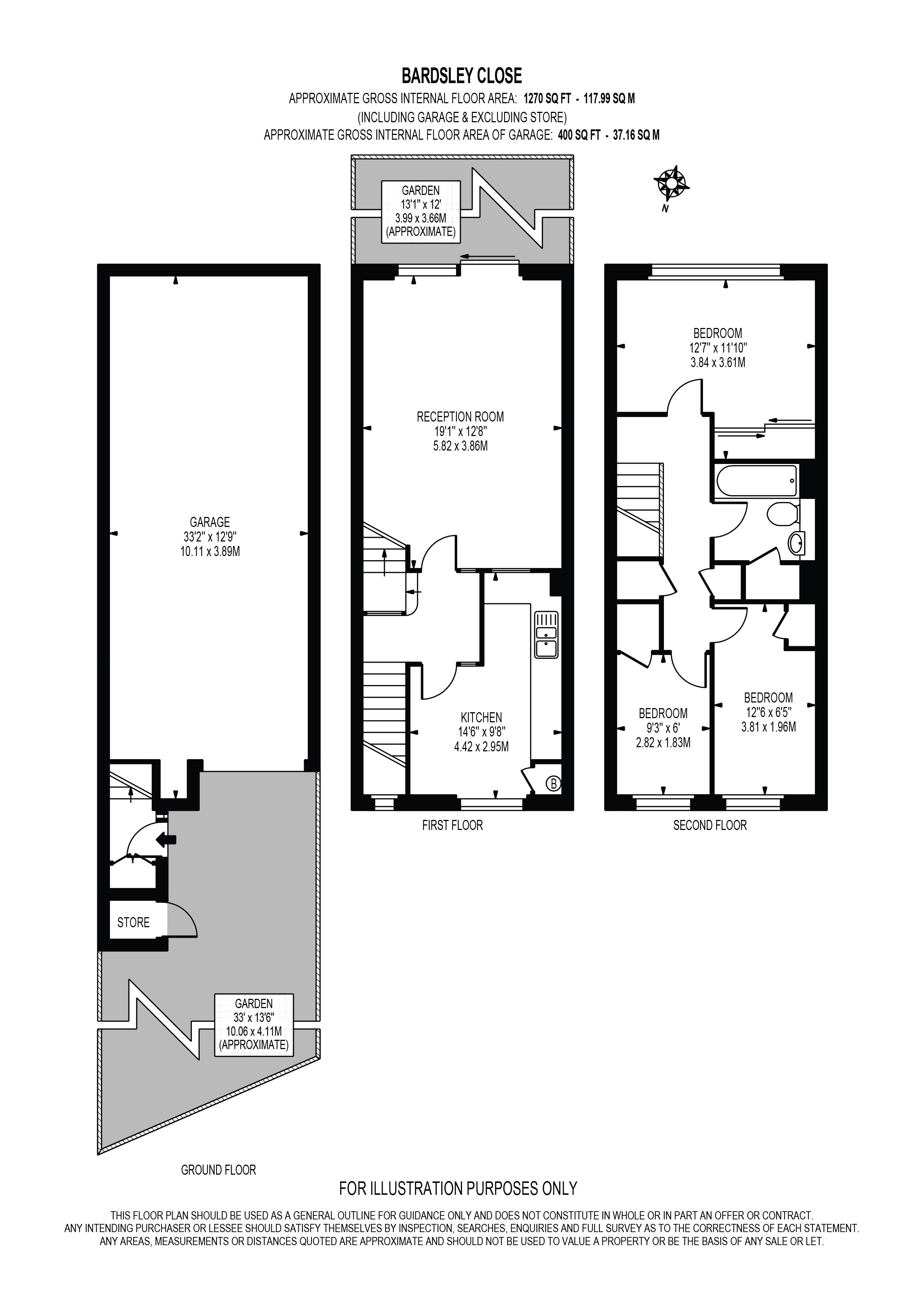 46, Bardsley Close, Surrey floorplan