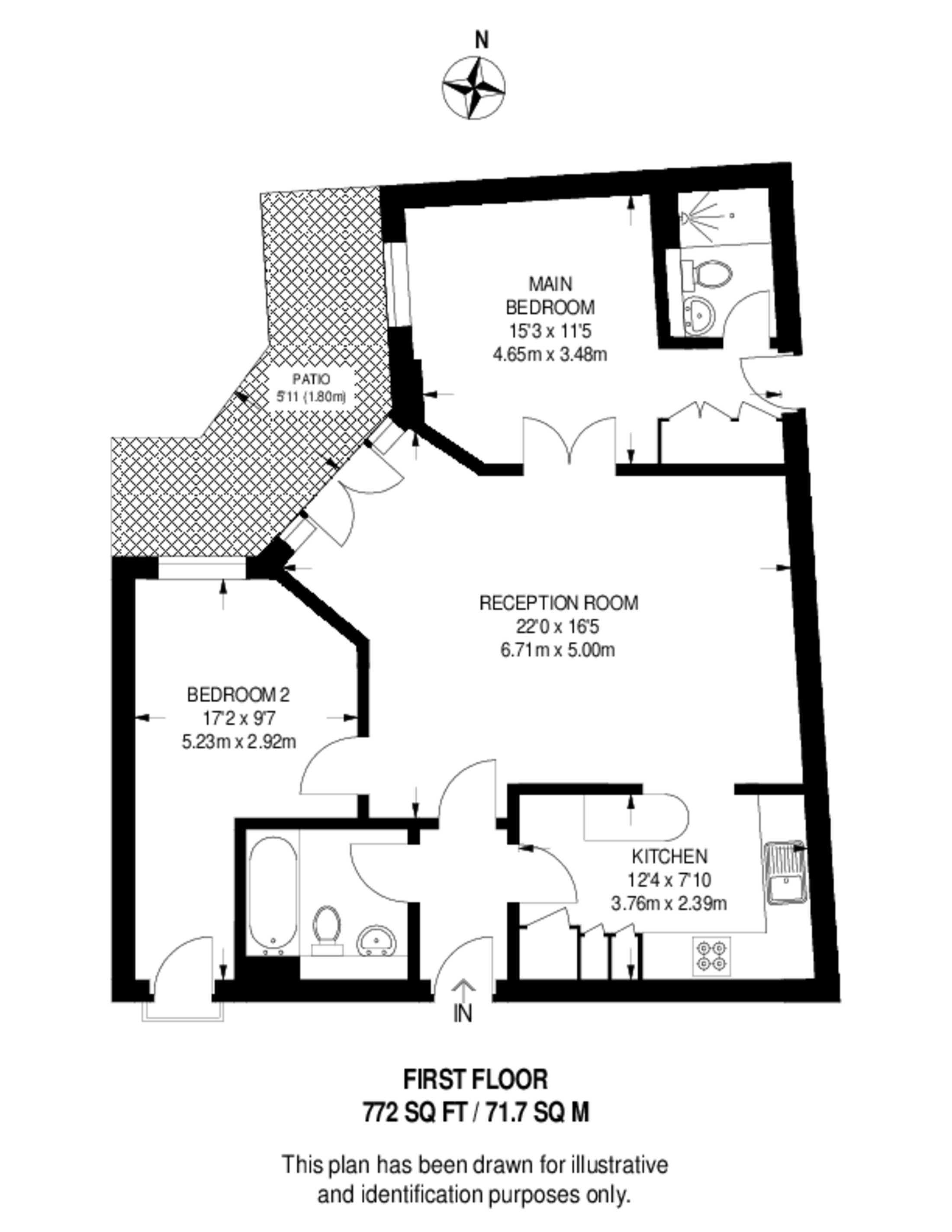 Commercial Road, E1, Aldgate floorplan