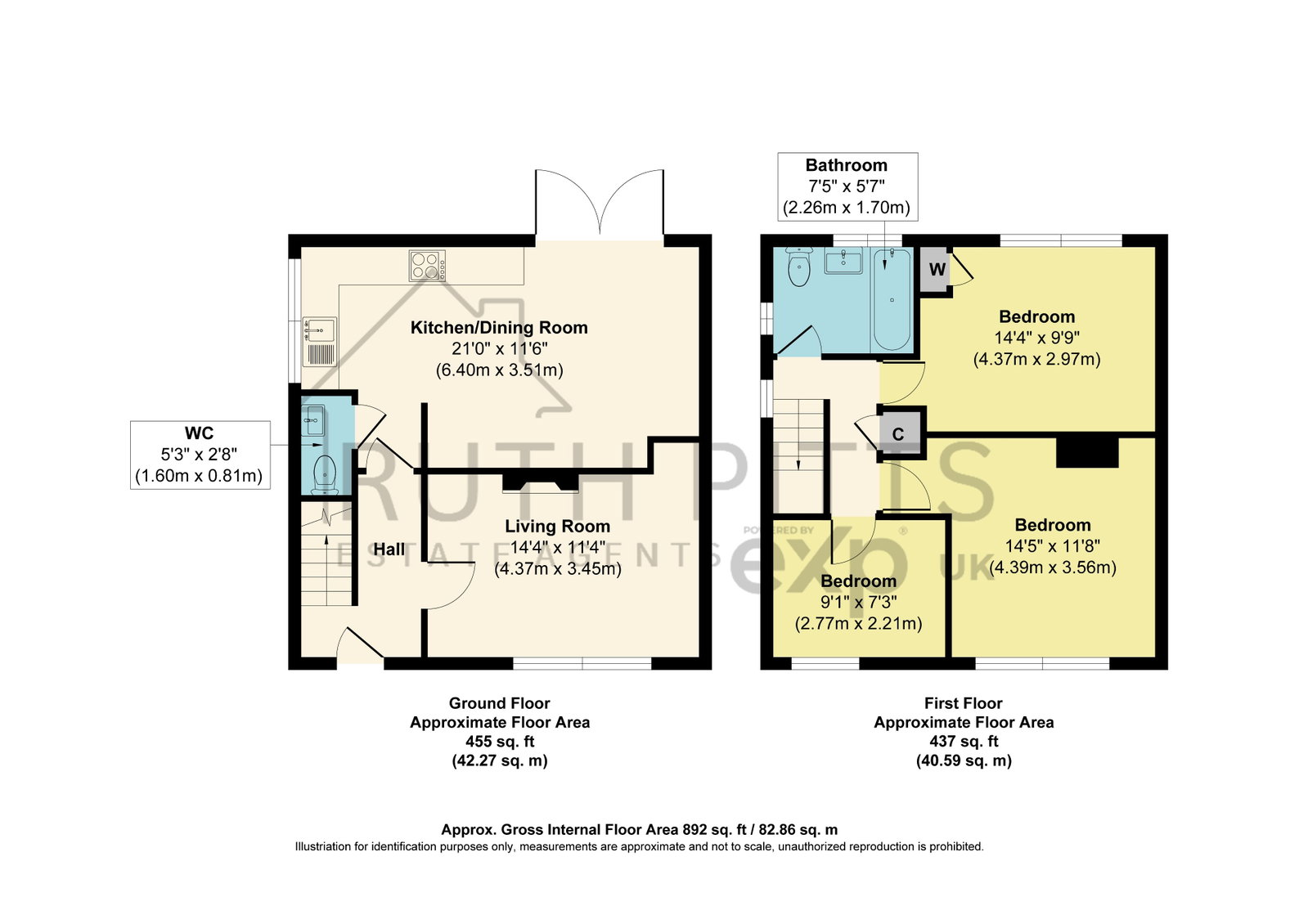 5, Rhyddings Avenue, Pontefract floorplan