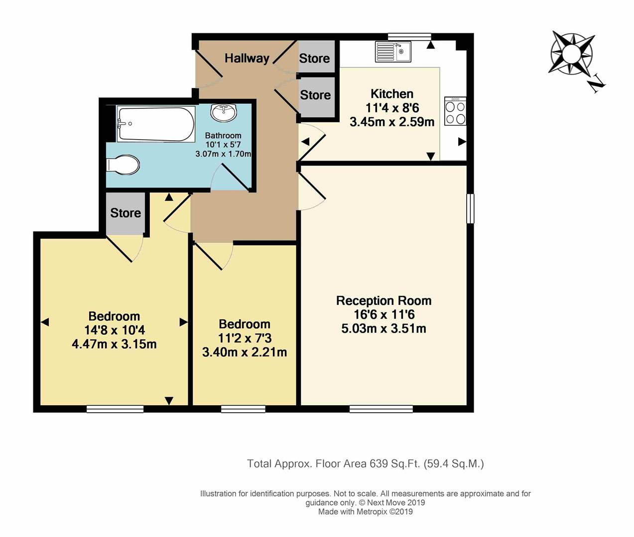 2 Bedrooms Flat for sale in Green Lanes, London N4