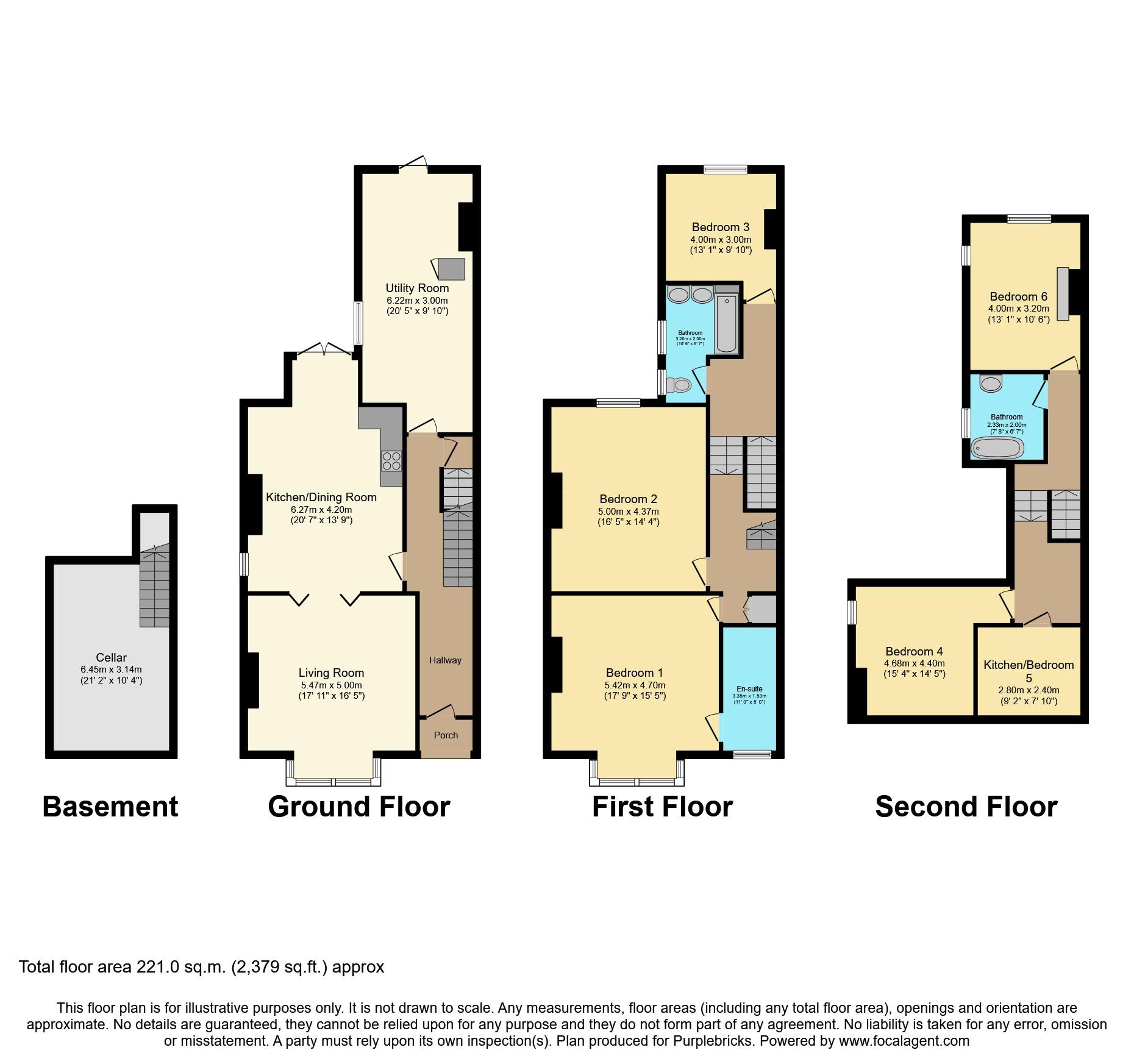 1, Allerton Road, London floorplan