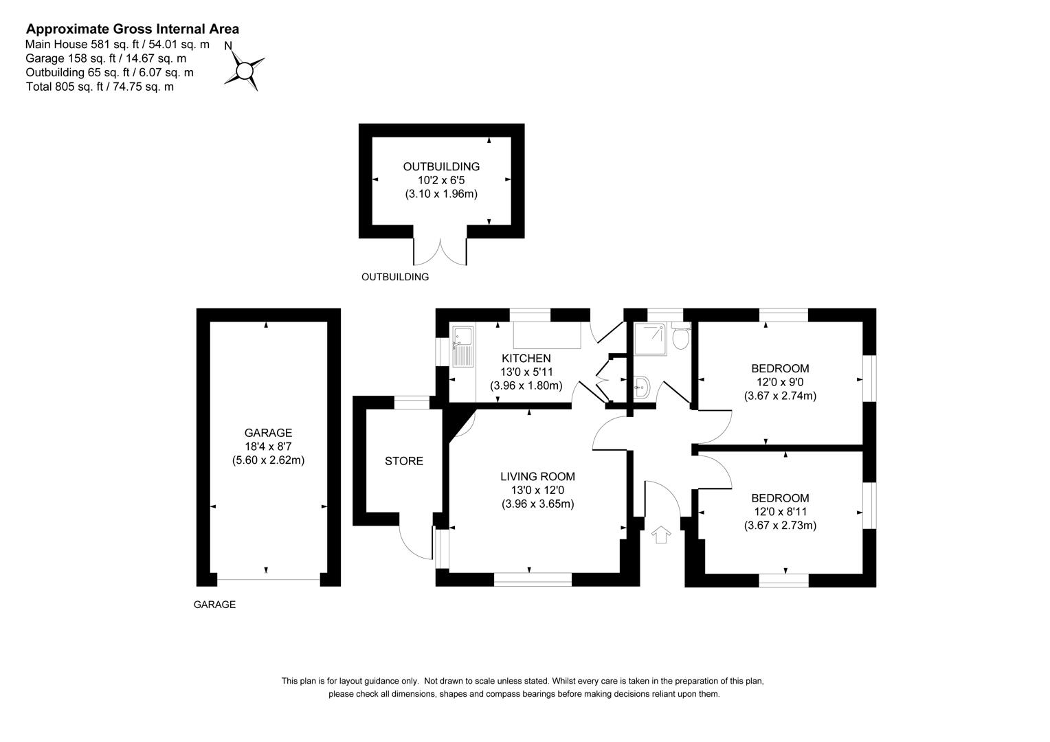 Lane End, Sandgate Lane, Storrington floorplan
