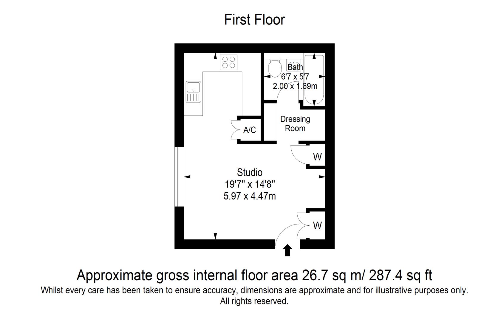 27, Pilgrims Walk, Worthing floorplan